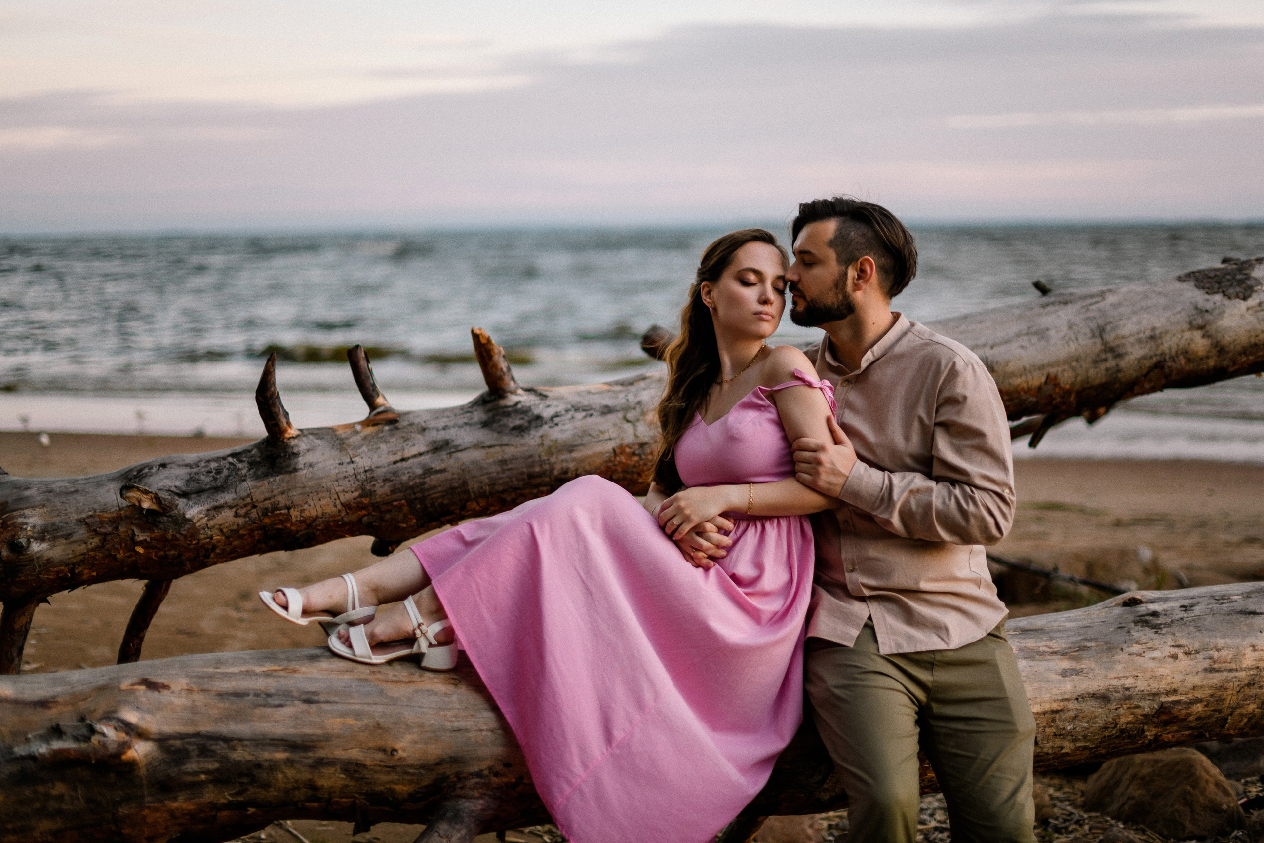 Настя и Вова Финский залив. Свадебный фотограф в Санкт-Петербурге София Шубик