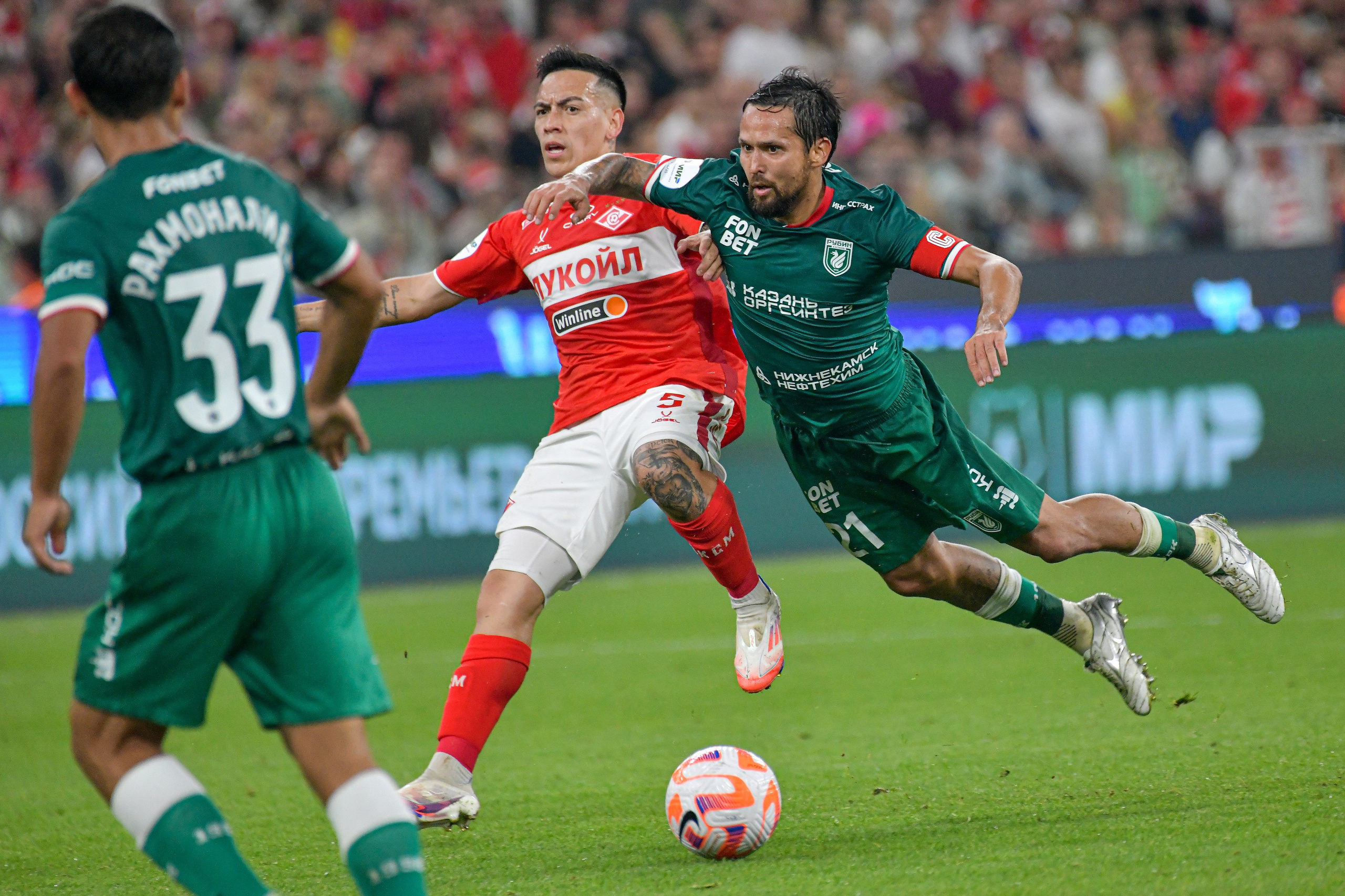 ФК «Спартак-Москва» — ФК «Рубин» 》1:0《 Чемпионат России по футболу. Российская Премьер-Лига. 7 тур. 31.08.2024 «Лукойл Арена» г. Москва. Свой взгляд через объектив