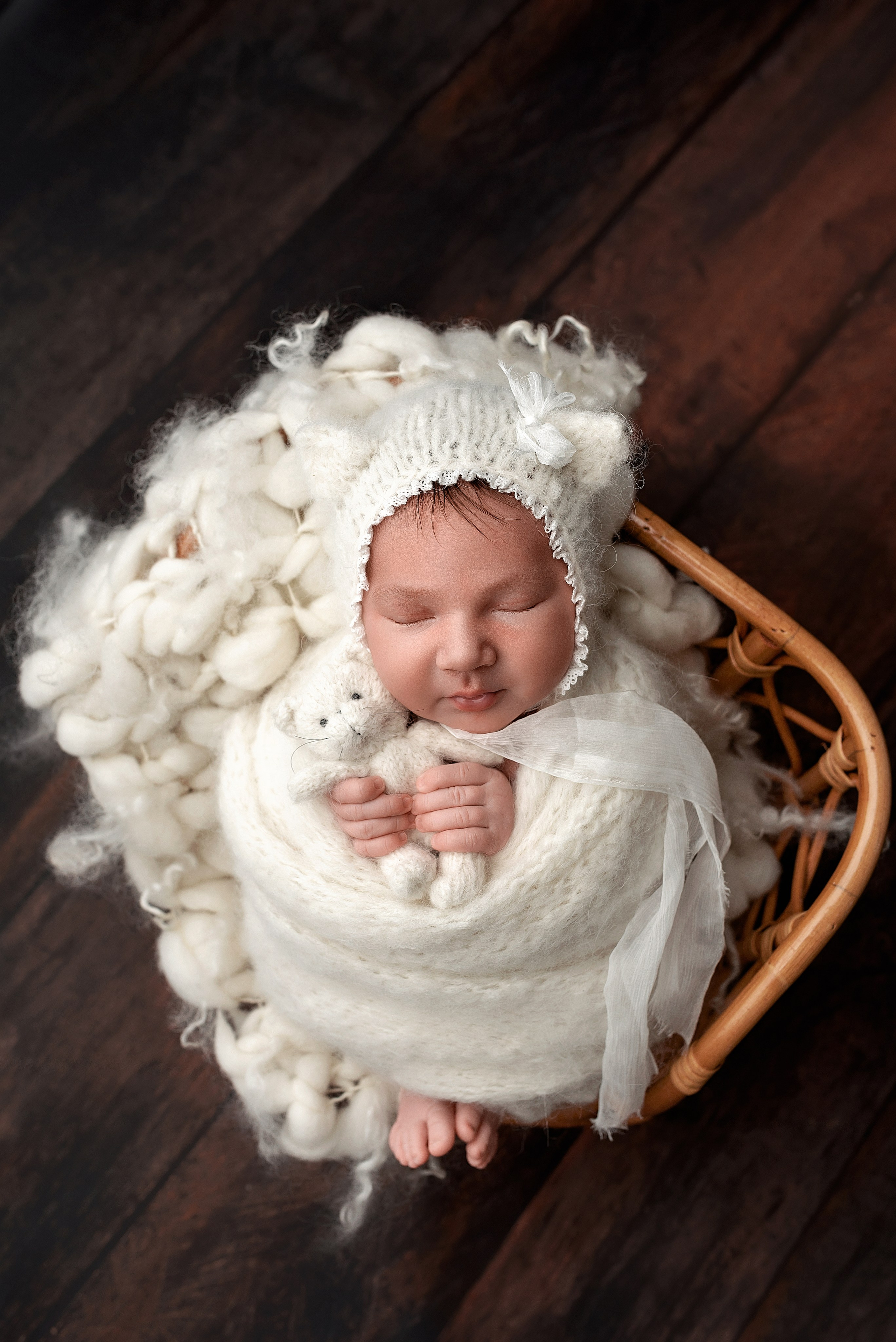 Новорождённые девочки. Детский фотограф новорождённых в Минске Боровик Екатерина
