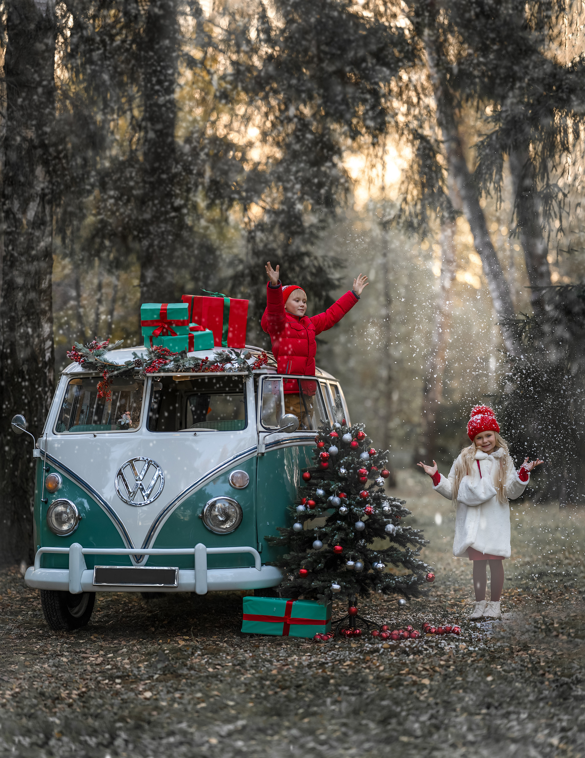 Новый год. Семейный и детский фотограф в Москве и Наталья Панасюк