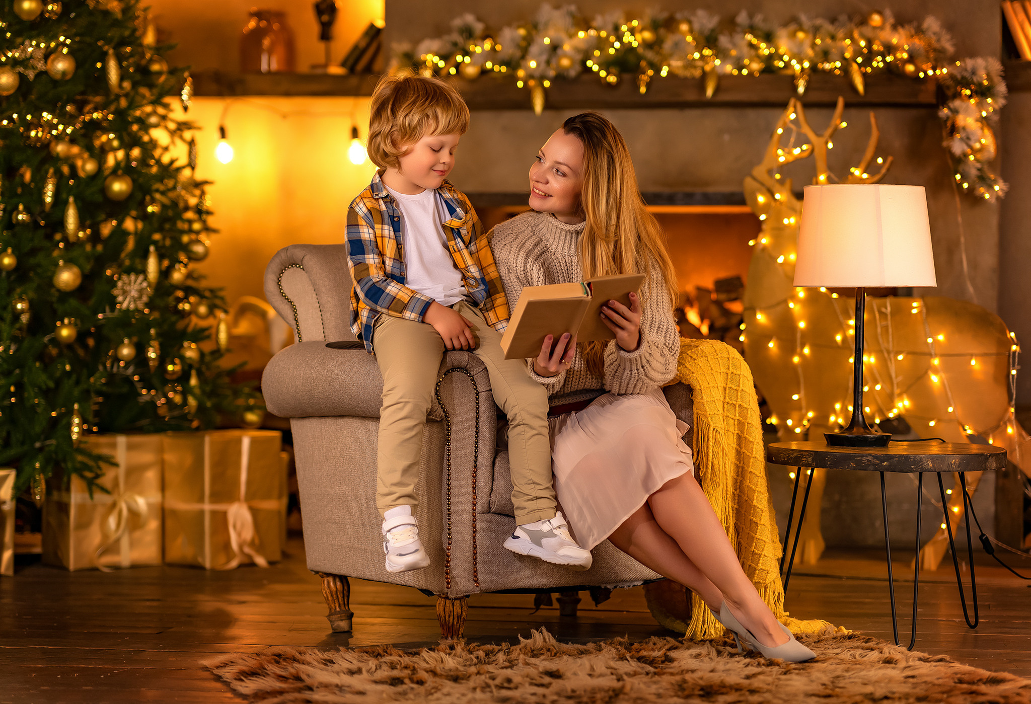 Новый год. Семейный и детский фотограф в Москве и Наталья Панасюк