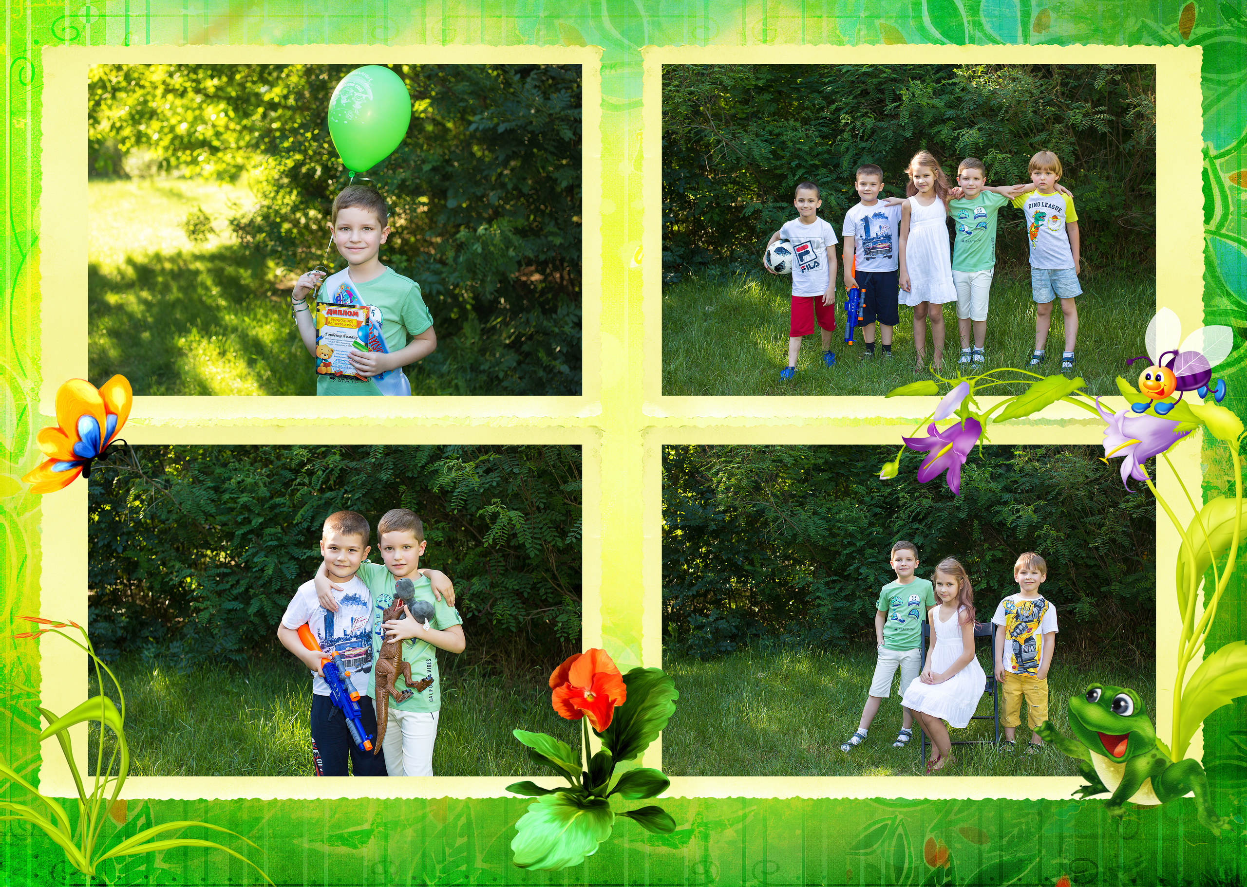 Выпускной Альбом для детского сада. Свадебный и семейный фотограф/видеограф в Краснодаре Наталья Осинская