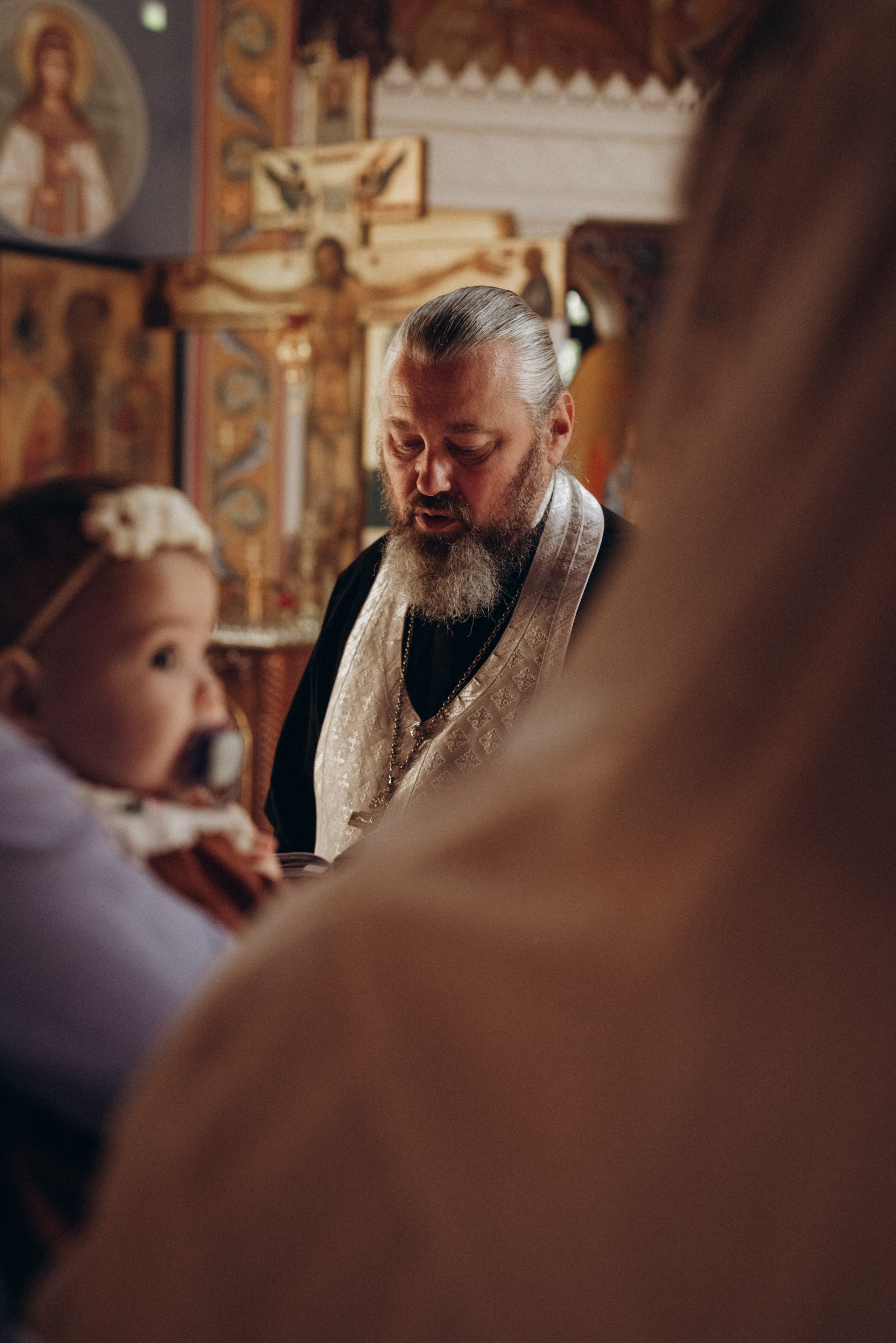 Крещение Ксении и Елизаветы. Фотограф новорождённых и семейный фотограф в Иваново Любовь Капранова