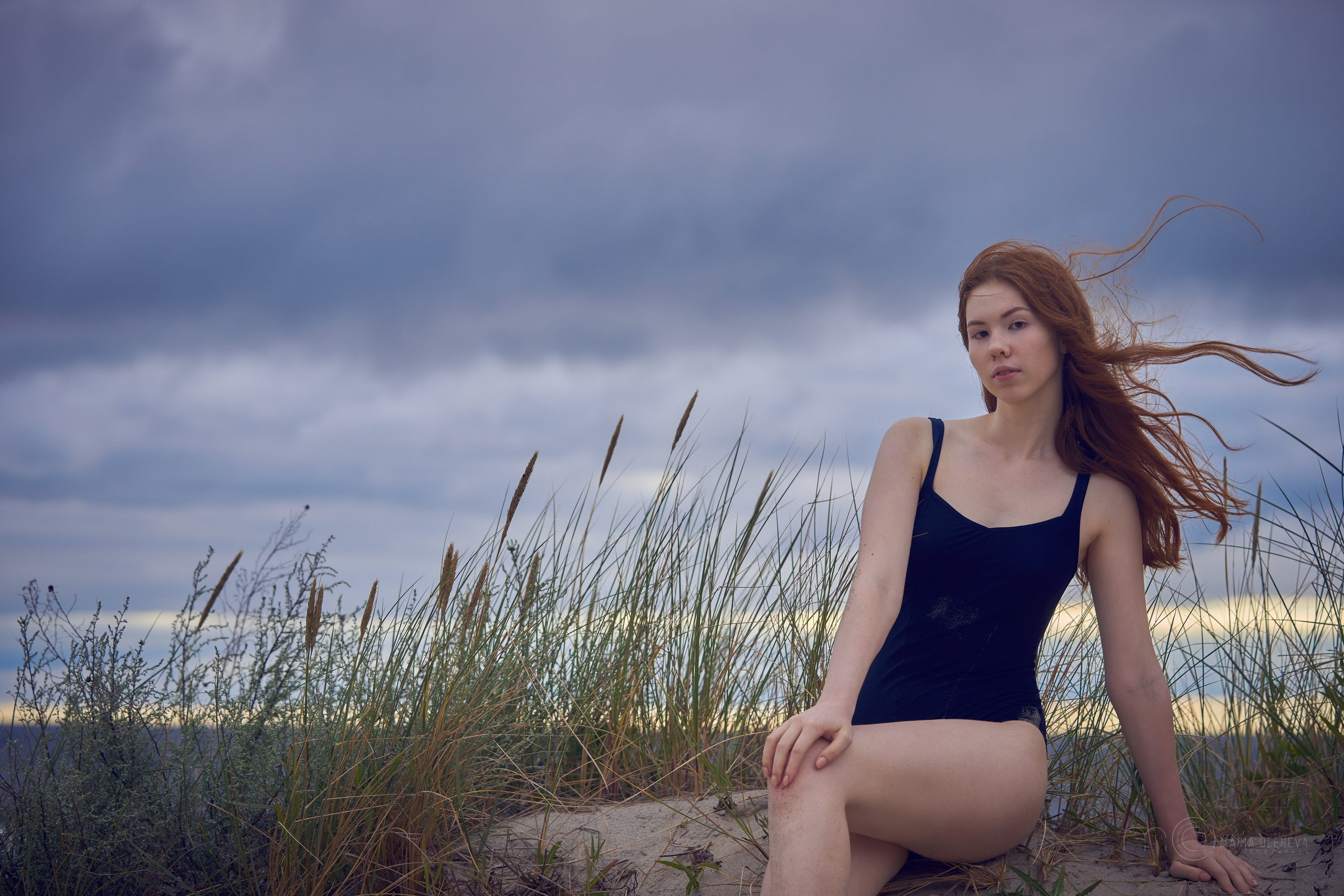 Полина и море. Фотограф Мария Оленева