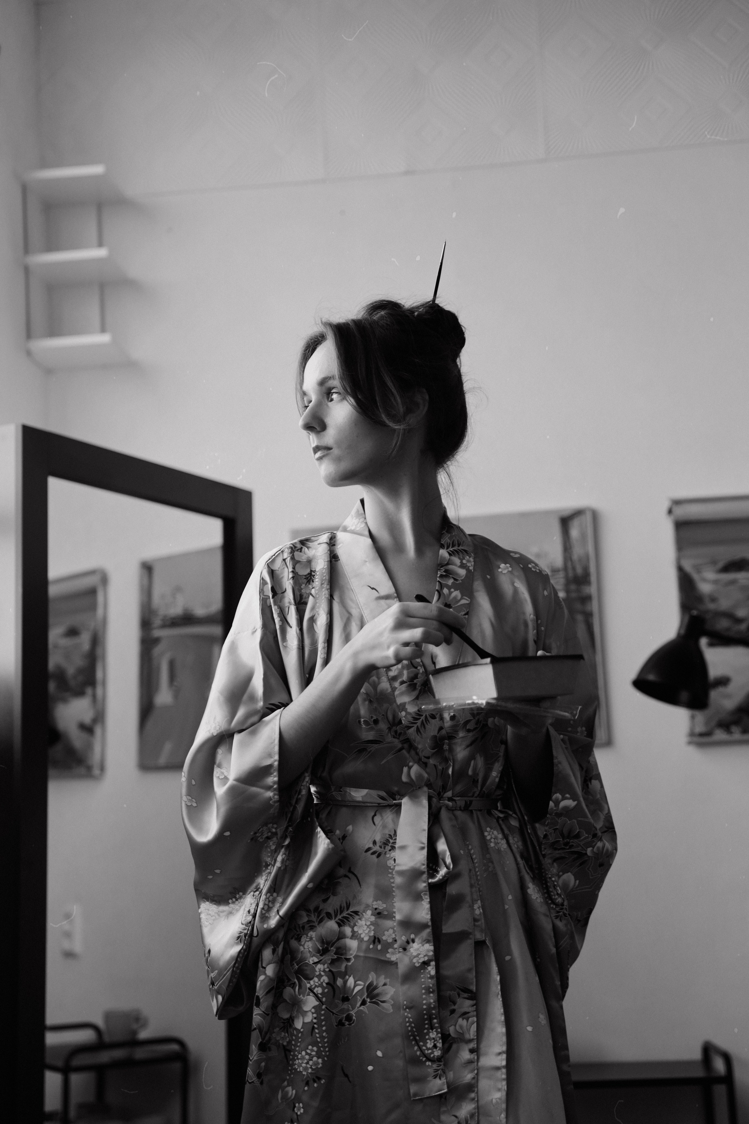 Занятия в студии (этюды). Творческое пространство в Санкт-Петербурге