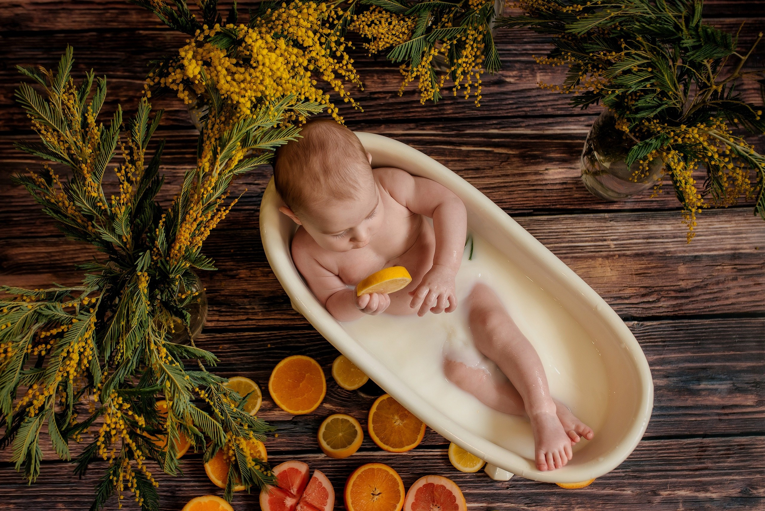 Детские молочные ванночки. Меркулова Ольга фотограф Воронеж