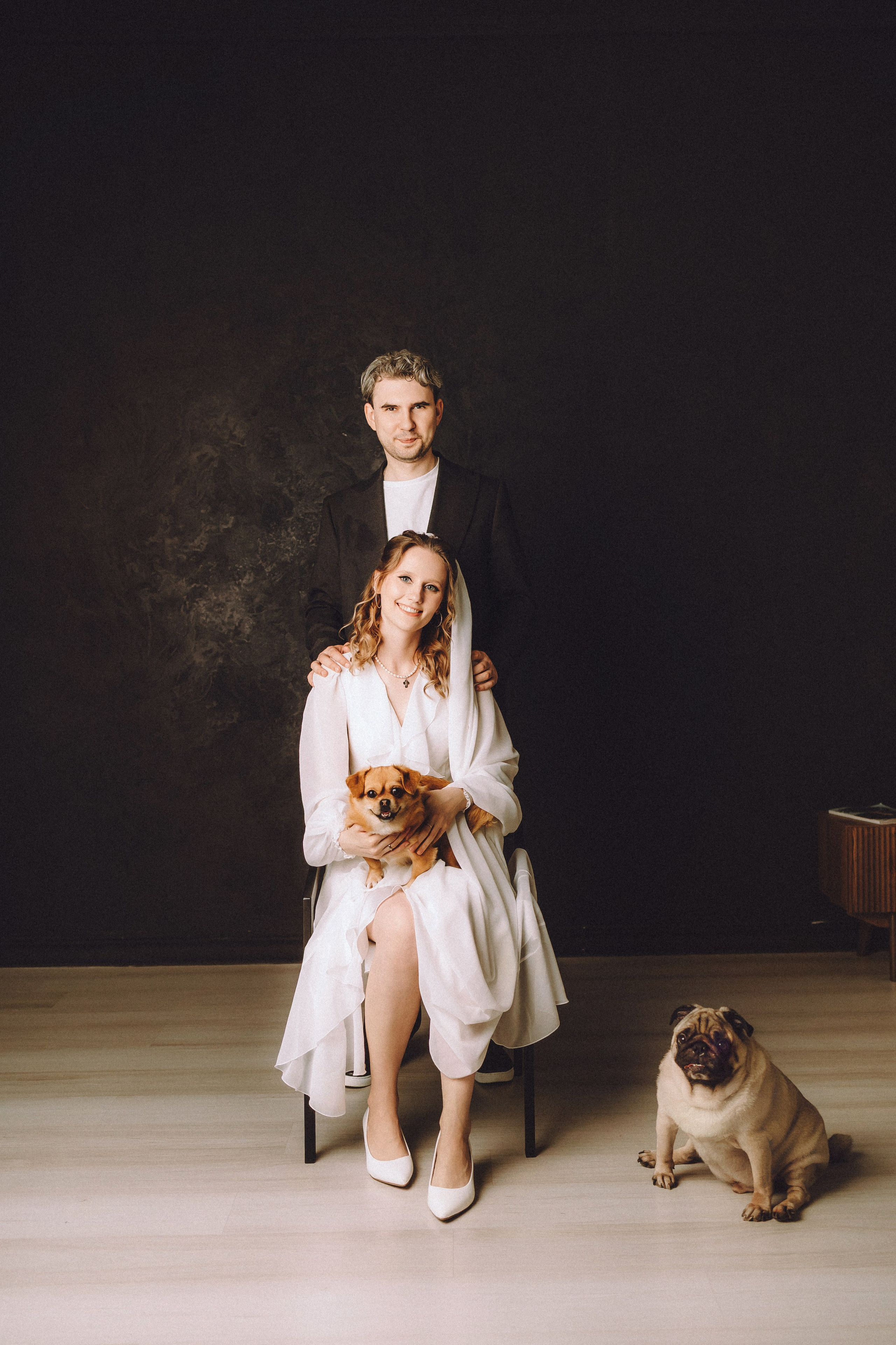 Денис, Василина, Гаврюша и Кнопка