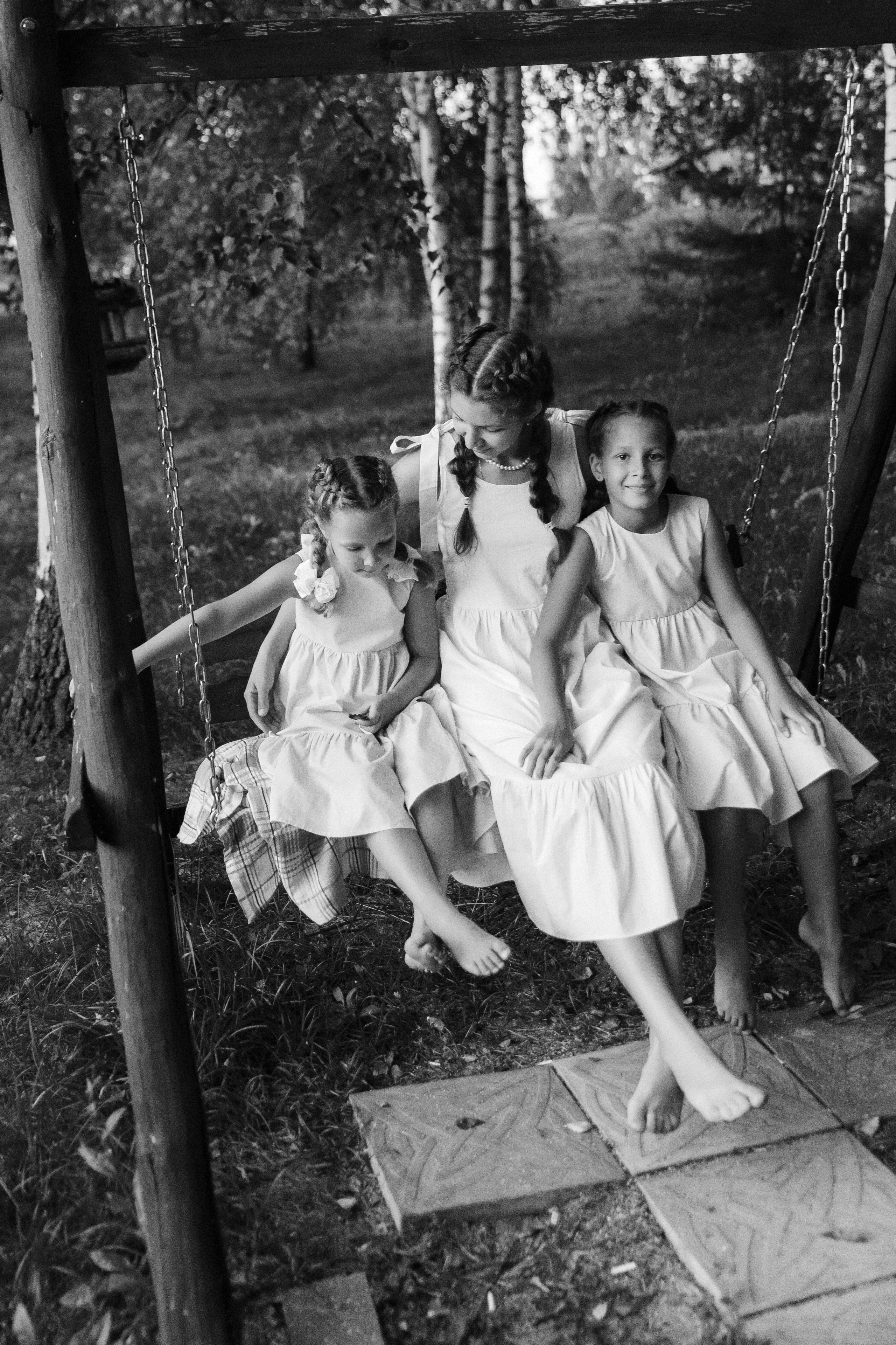 Олег, Вика, Варя, Маша и Тима. Семейный фотограф • Домашние съемки в Нижнем Новгороде