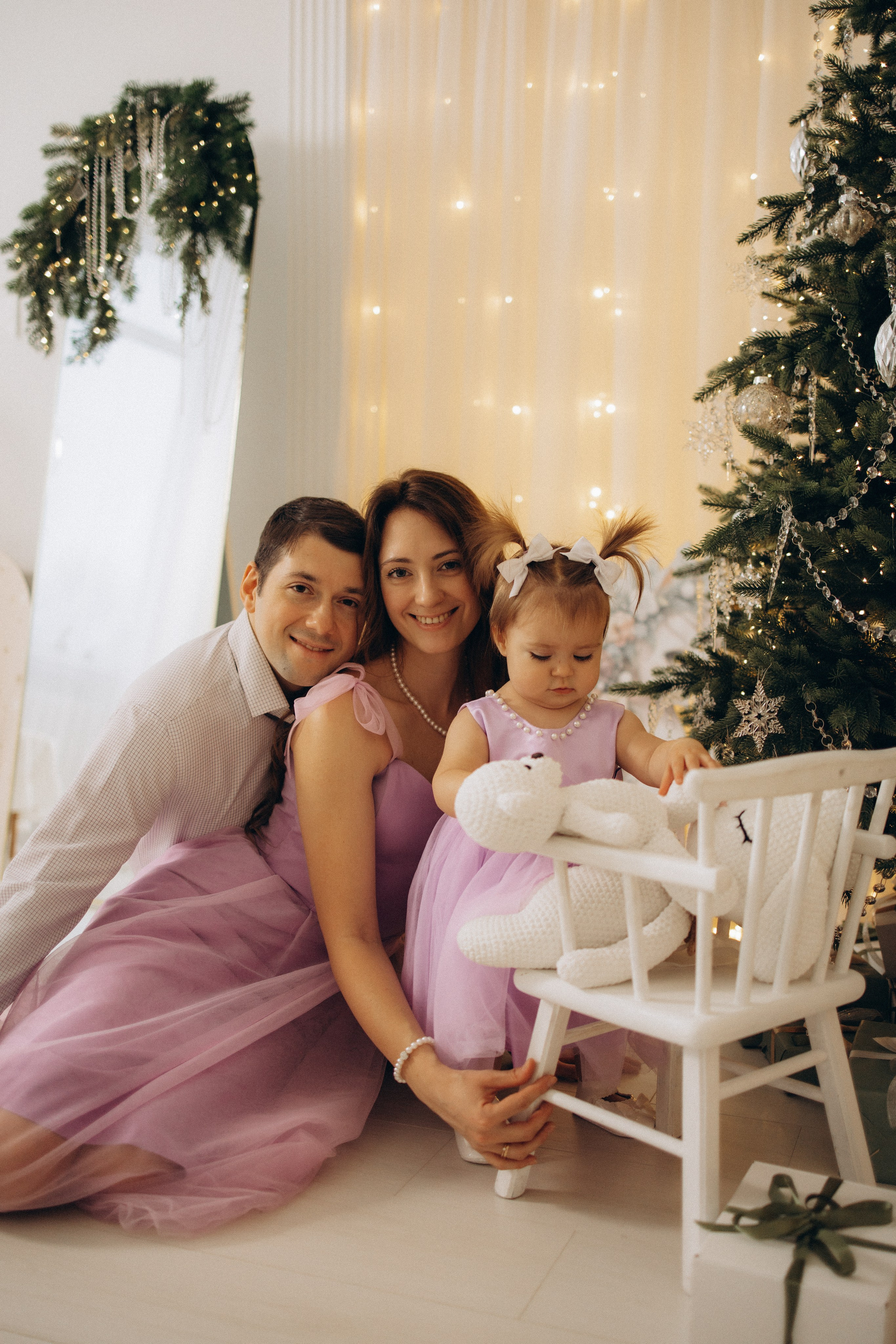 Новый год маленькой Анечки. Семейный фотограф в Москве Анастасия Шалда