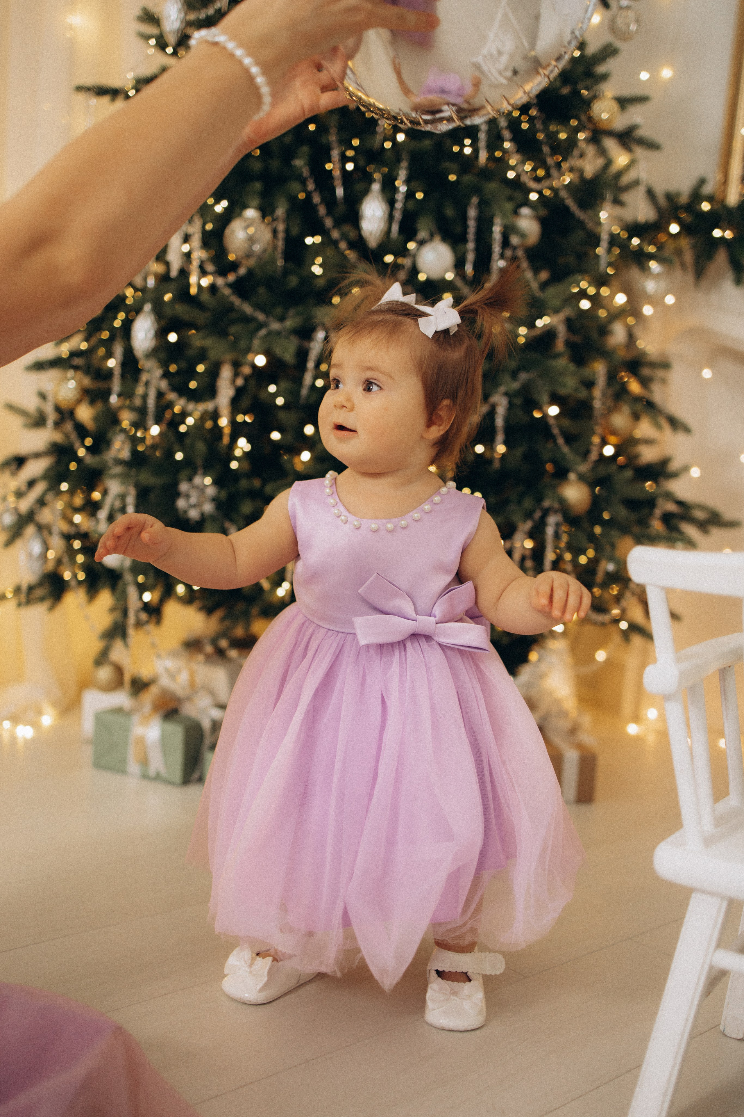 Новый год маленькой Анечки. Семейный фотограф в Москве Анастасия Шалда