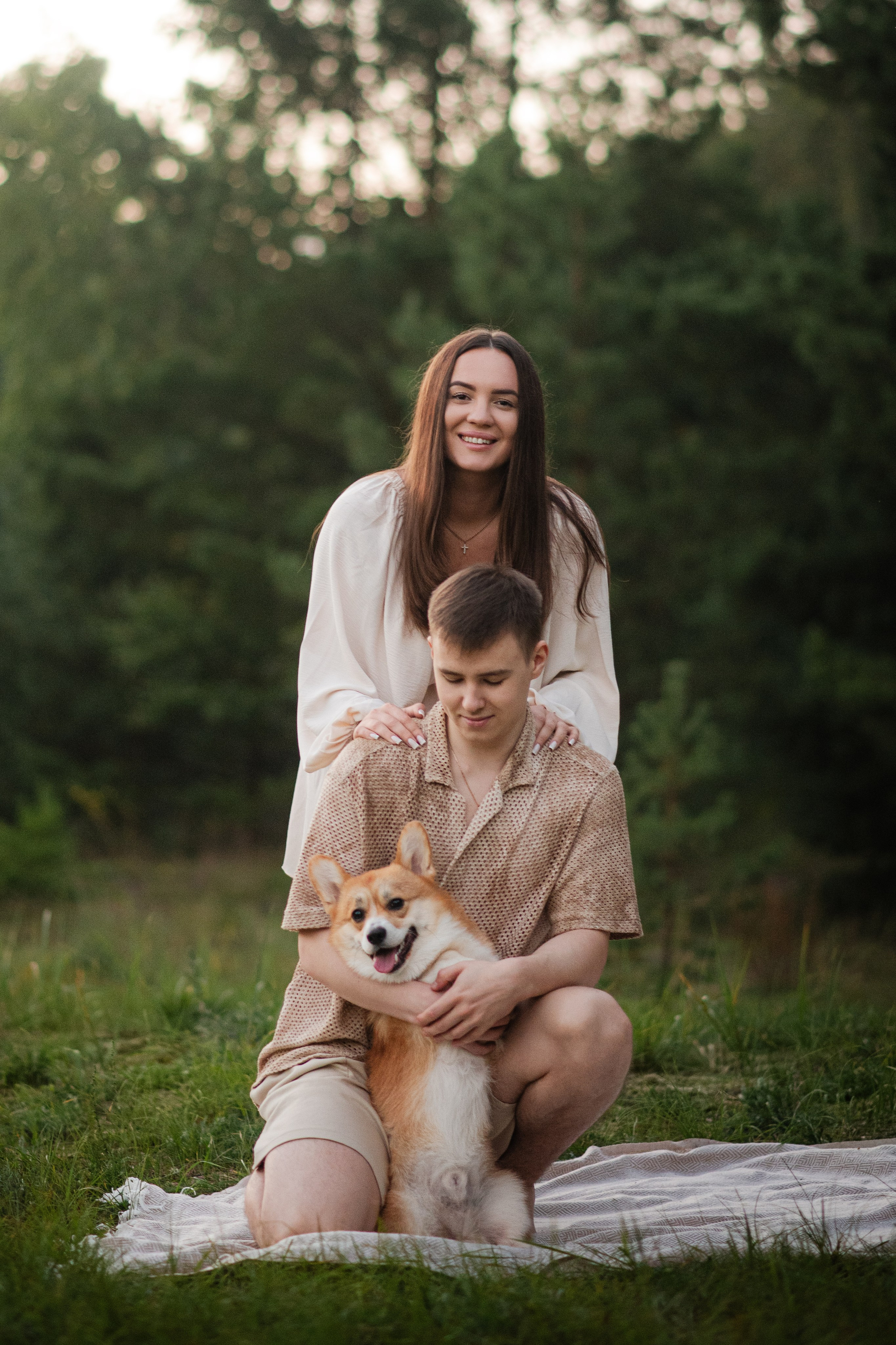 Саша, Оксана и Барни — 25.08.2024. Фотограф — Анималист | Анна Абрамова