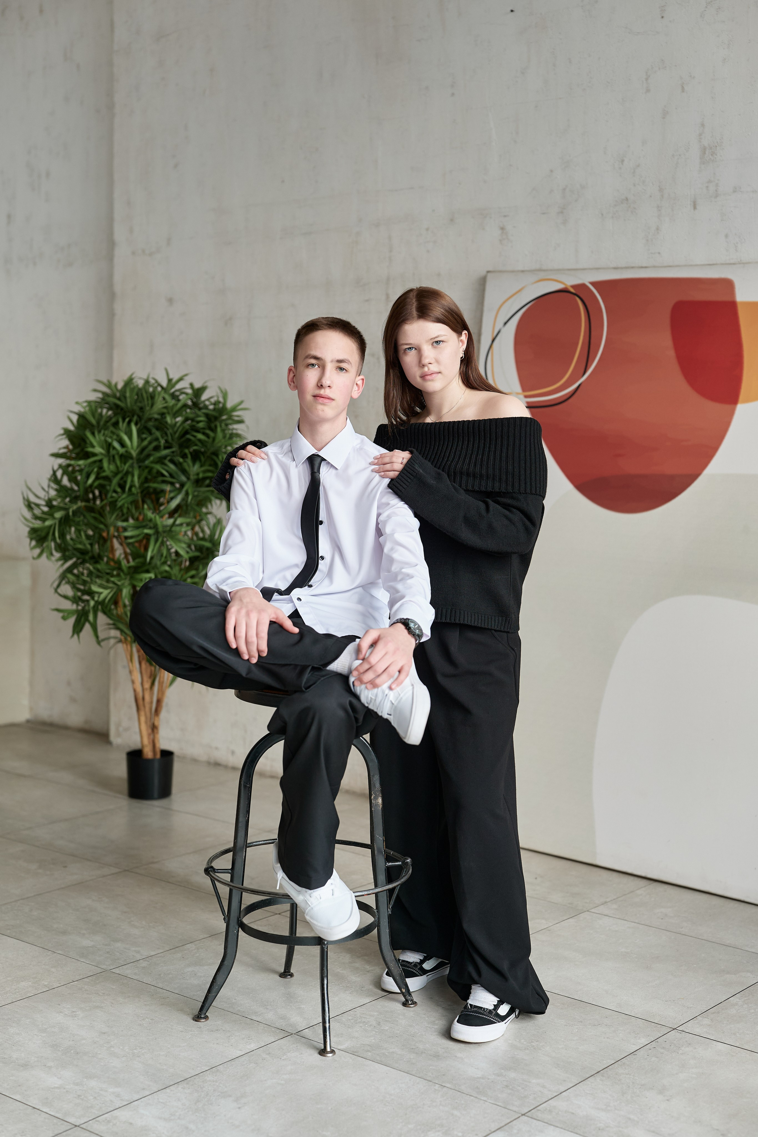 Пример фото выпускников в студии. Детский и семейный фотограф г. Москва Оксана Катаджи