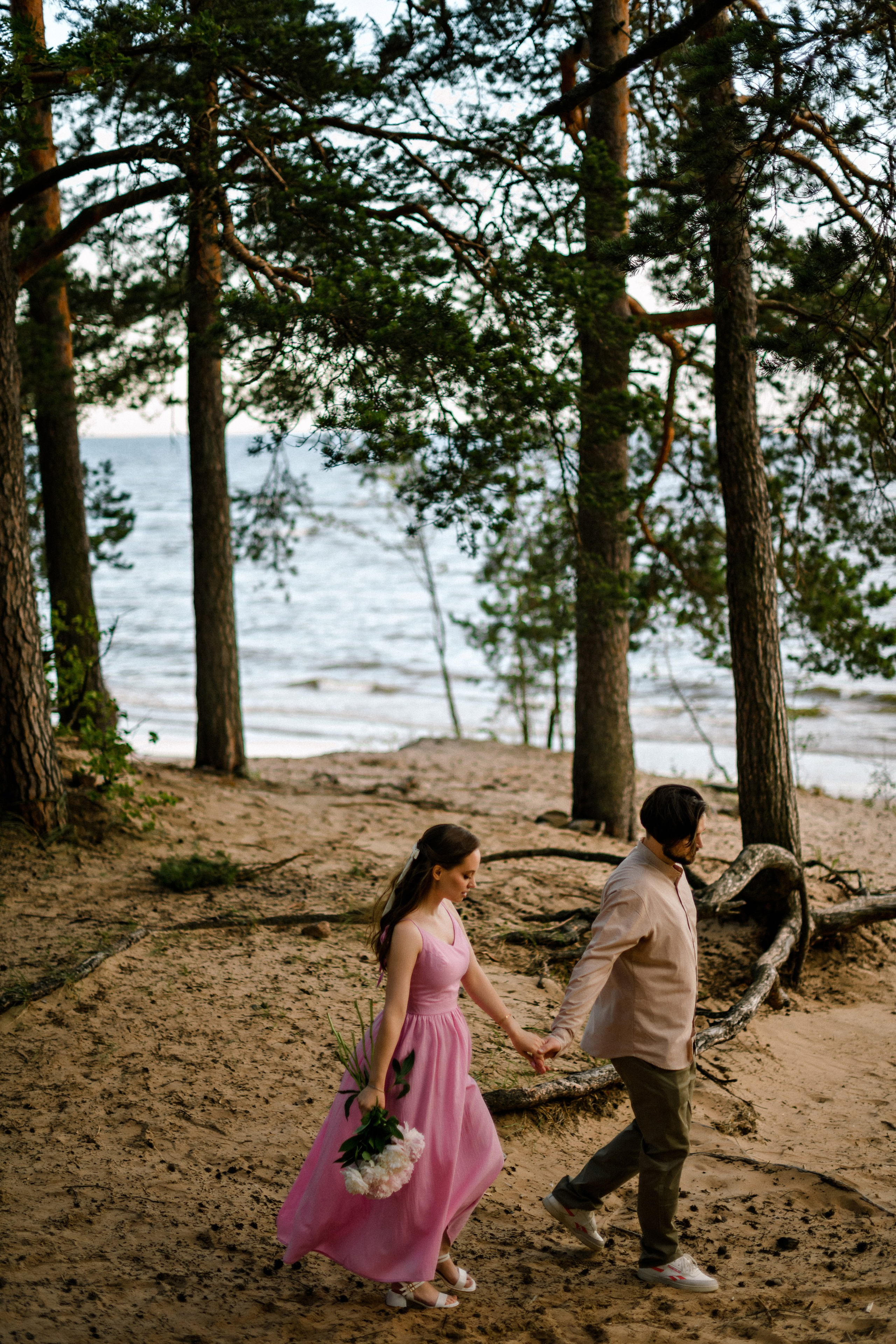 Настя и Вова Финский залив. Свадебный фотограф в Санкт-Петербурге София Шубик