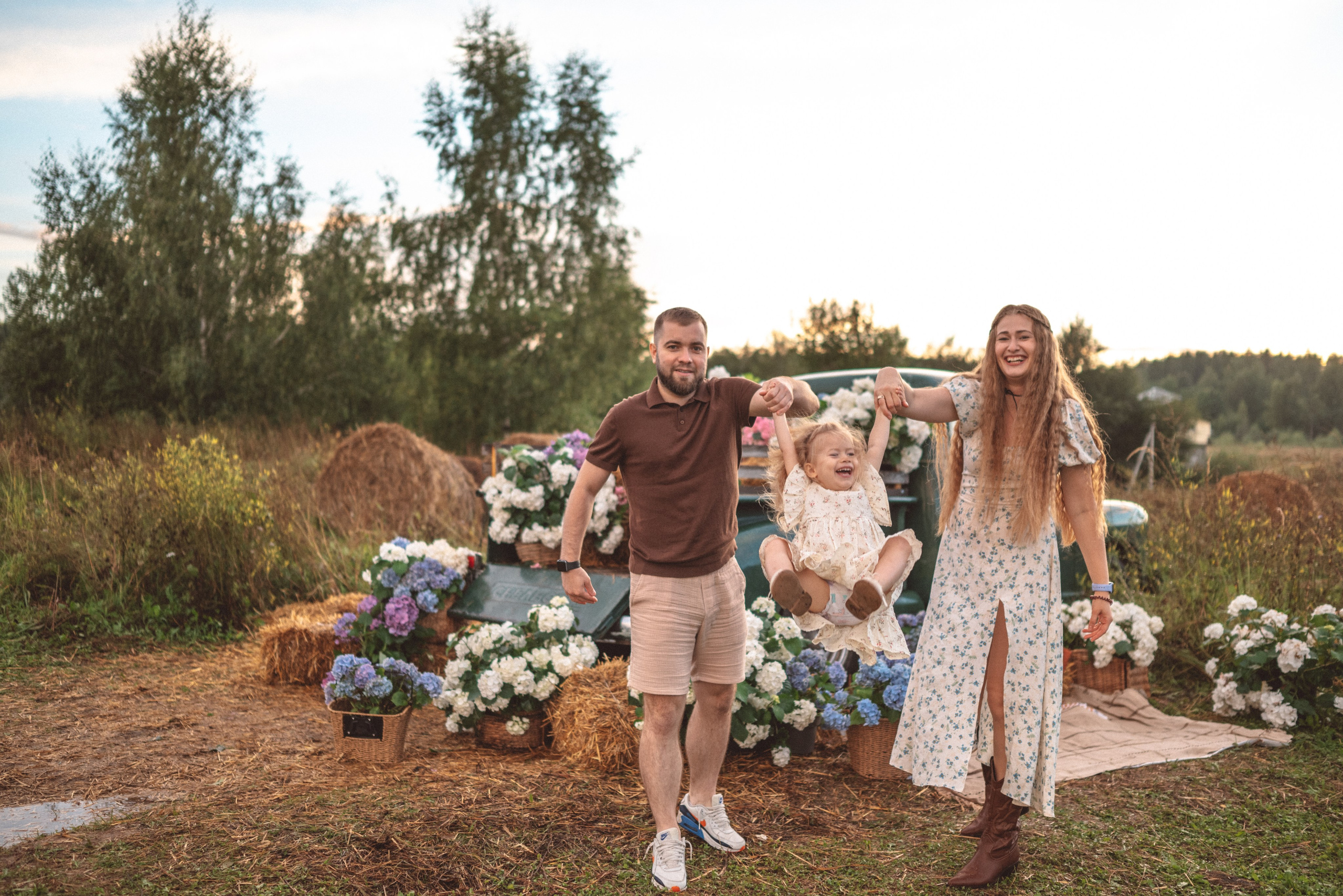 Гортензии. Семейный и детский фотограф в Москве Князева Диана