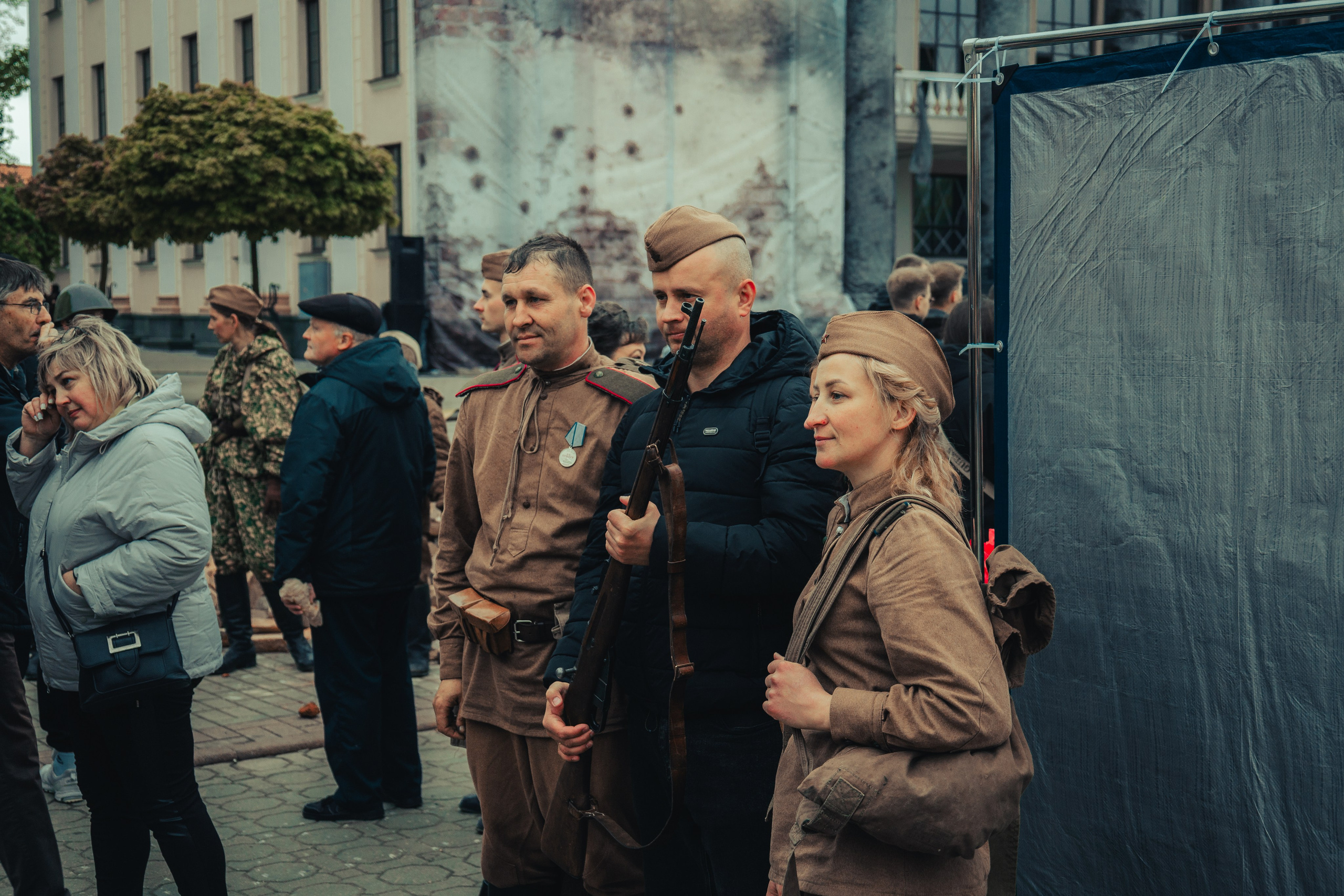 Реконструкция взятия рейхстага. Photographer Vladislav Voronovich