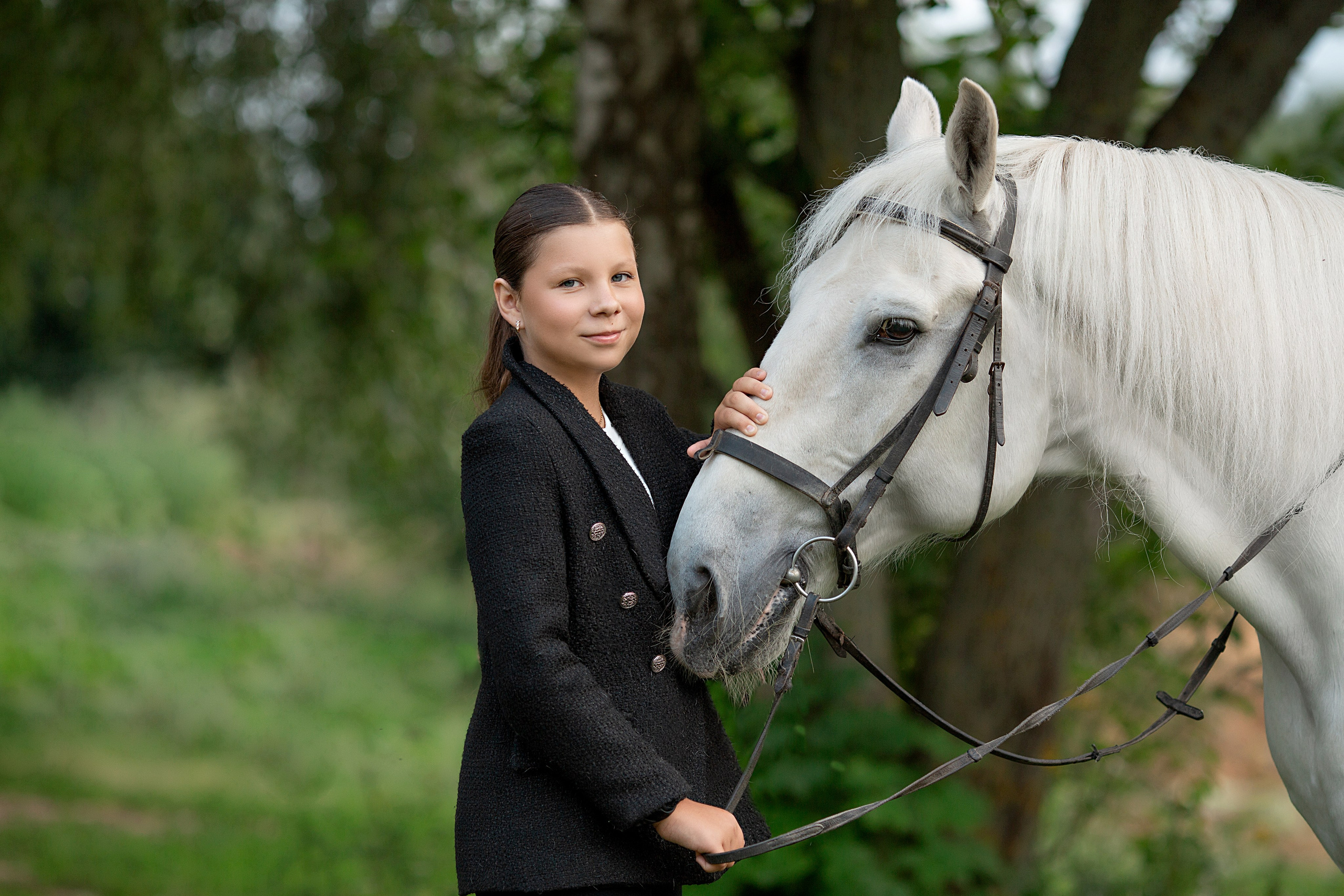 Варвара, Анастасия и Воробушек. Фотосессия с лошадьми в Нижнем Новгороде