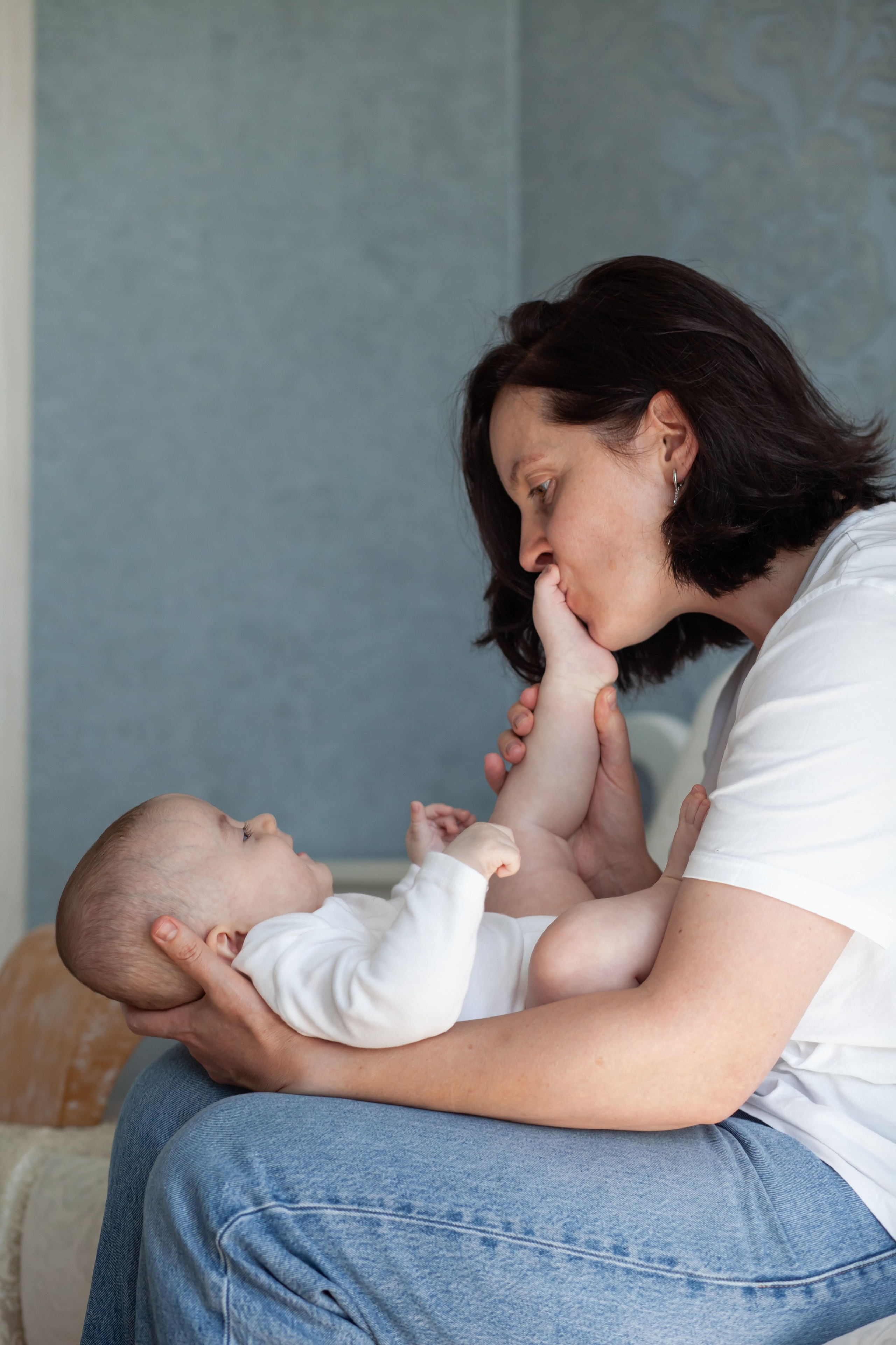Домашняя съемка с детьми. Фотографы в Москве Светлана Устинова и Сергей Грачев