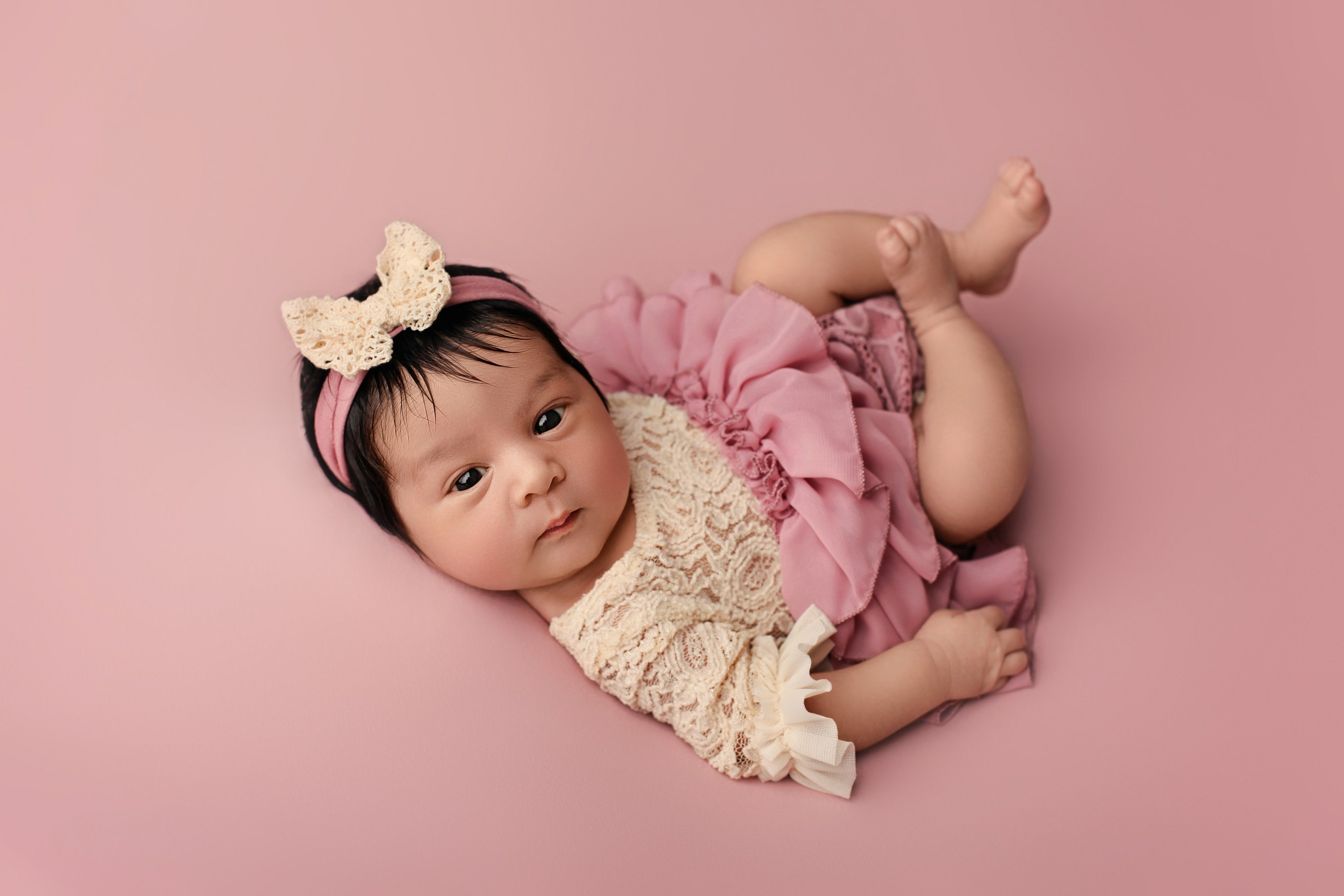 Эльмира, 6 дней. Фотограф новорожденных newborn ньюборн в Москве