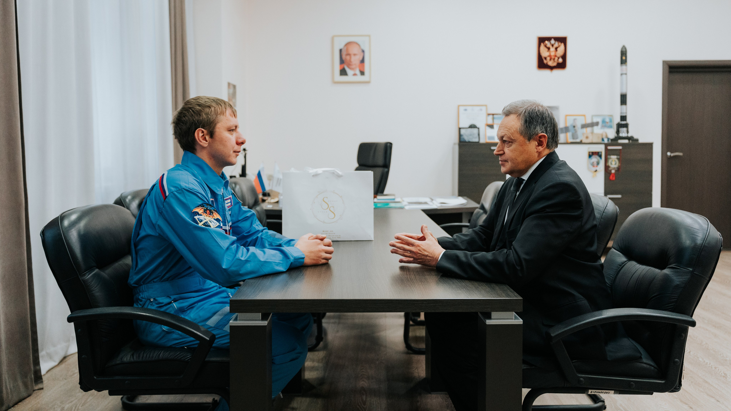 Визит космонавта Кирилла Пескова в СибГУ им. М. Ф. Решетнёва. Репортажный фотограф Красноярск