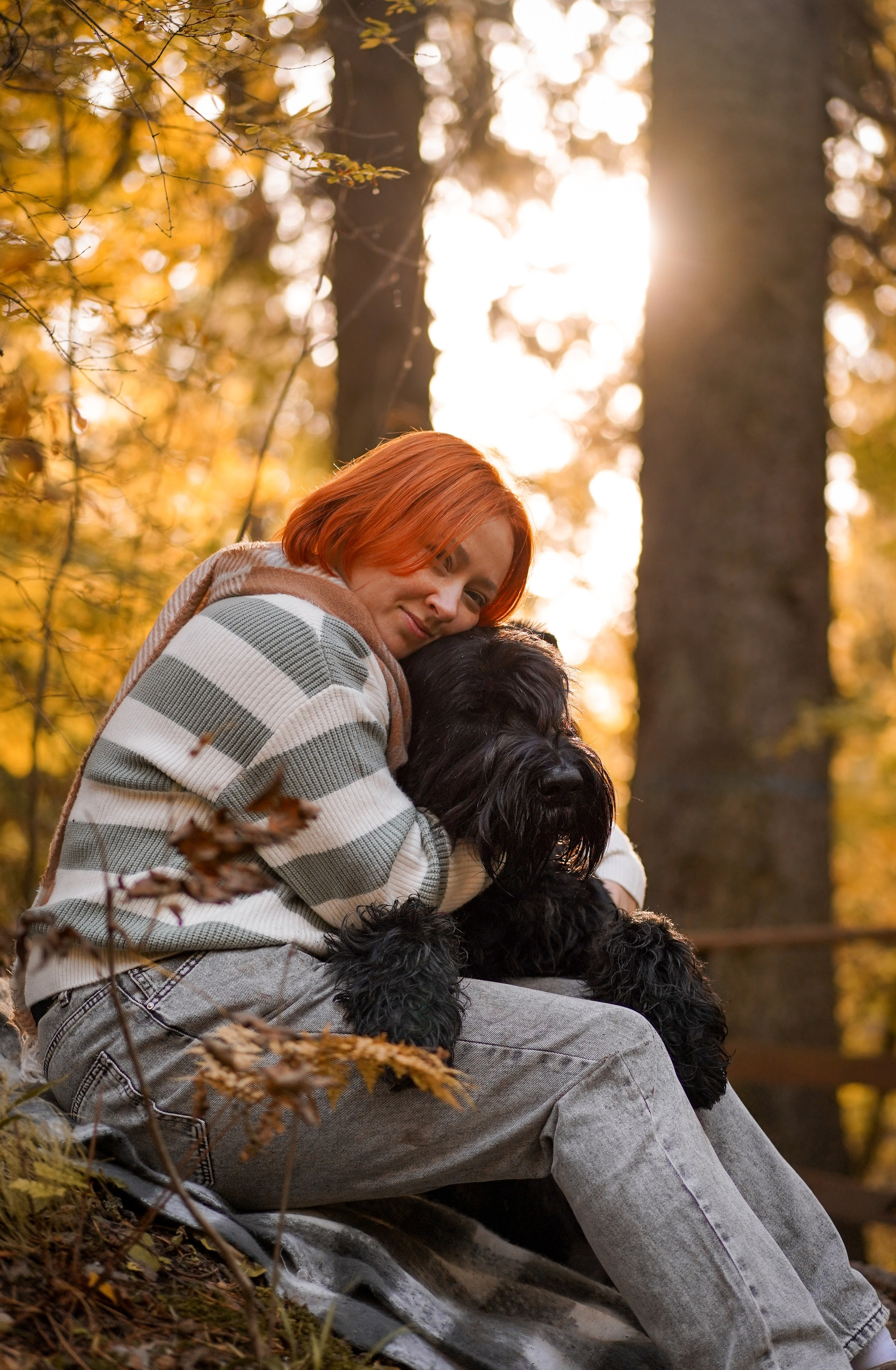 Оля Миша и шнауцеры. Фотограф-анималист в Санкт-Петербурге Яна Мартынова