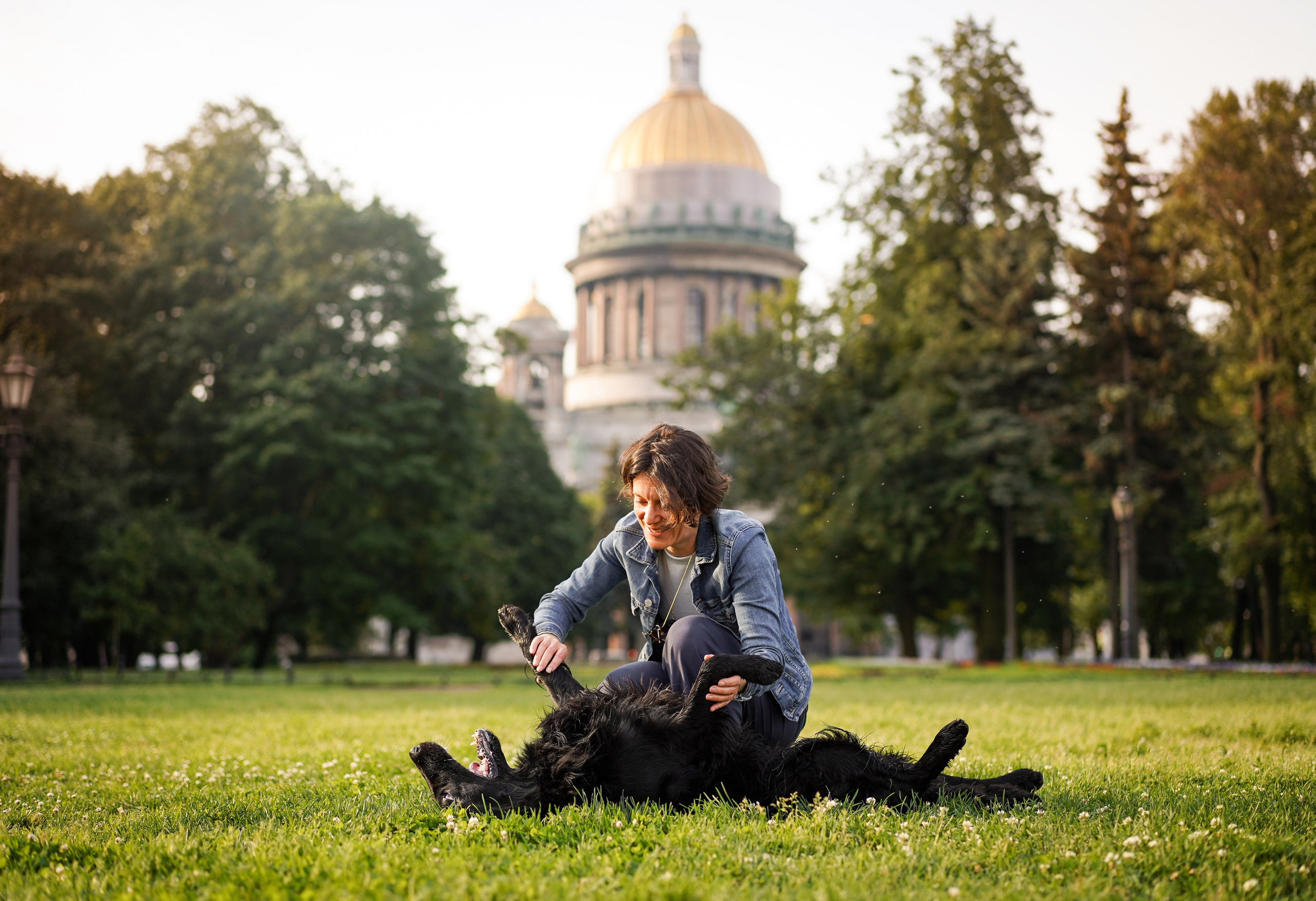 Анна и Мустик. Фотограф-анималист в Санкт-Петербурге Яна Мартынова