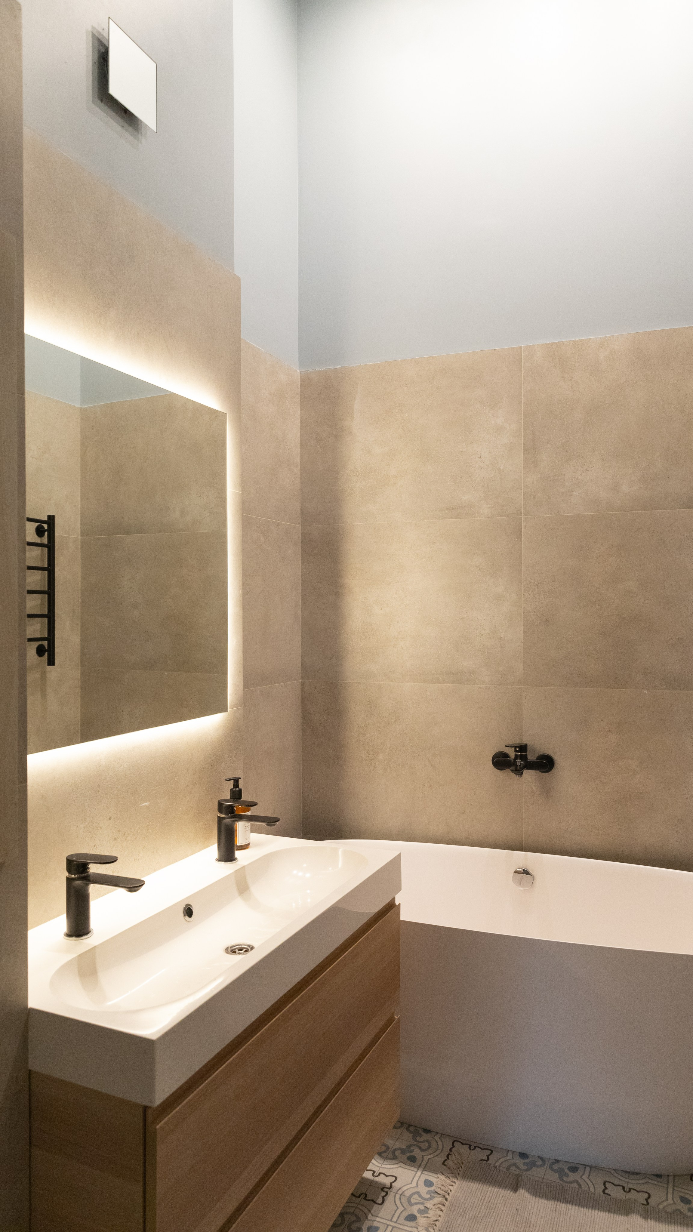 Квартира 110 м² в ЖК Стокгольм (совместная работа с Анной Арефьевой @anya.arefyeva). Push-design.ru