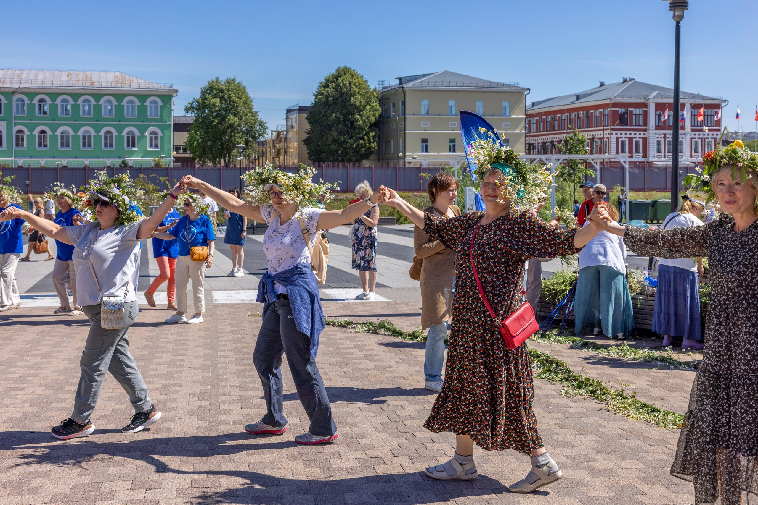 Фестиваль «Ромашковый хоровод». Северная ходьба. Фотограф в Туле Крупский АнДРей. Фотостудия «КАДР71» в Туле