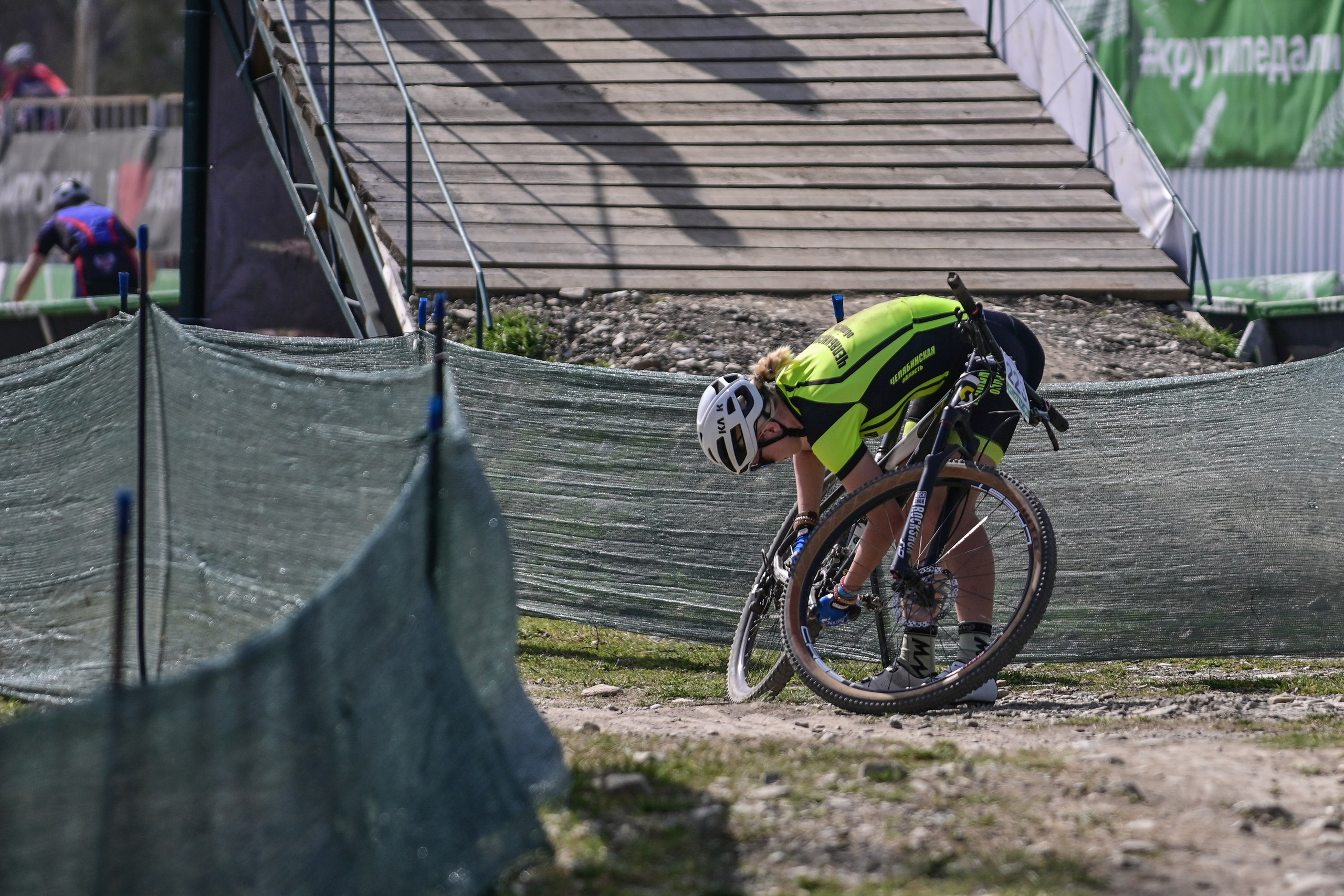 Маунтинбайк, кросс-кантри в Архипо-Осиповке 16 марта 2025. Спортивный фотограф, фотожурналист Павел Ларькин