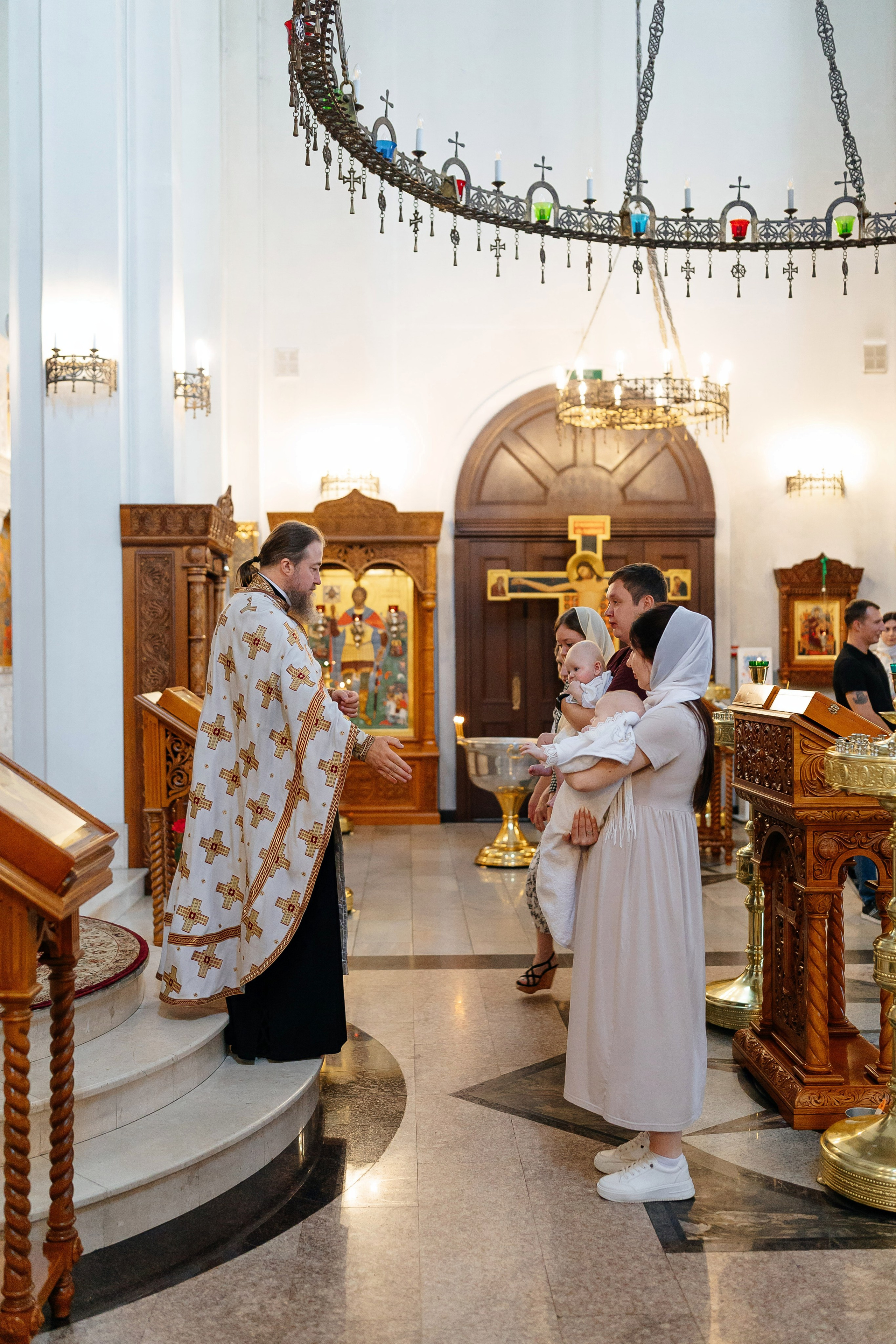 Крещение Анастасии. Семейный и детский фотограф в Москве Александра Мак