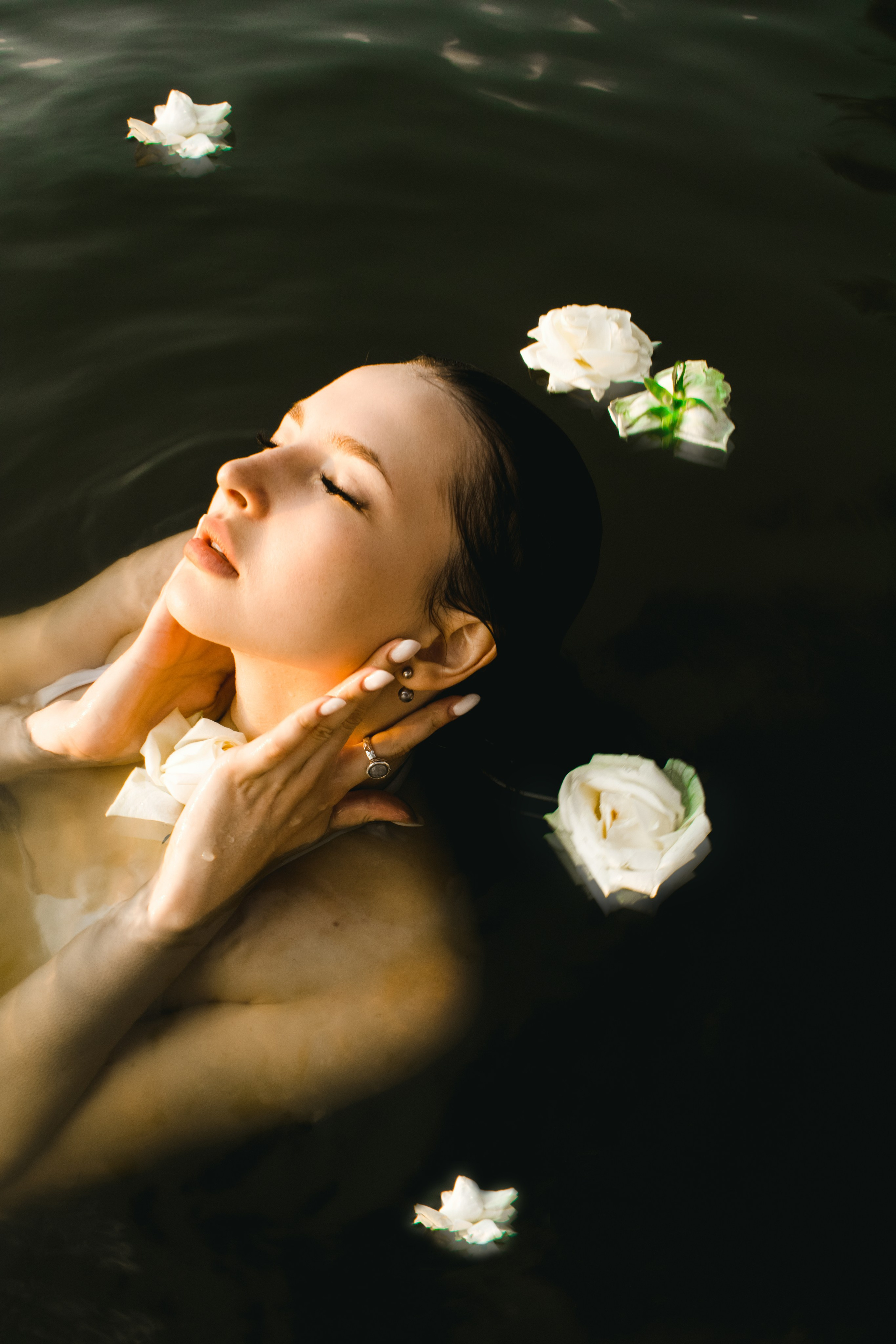 фотосессия в речке красивая 