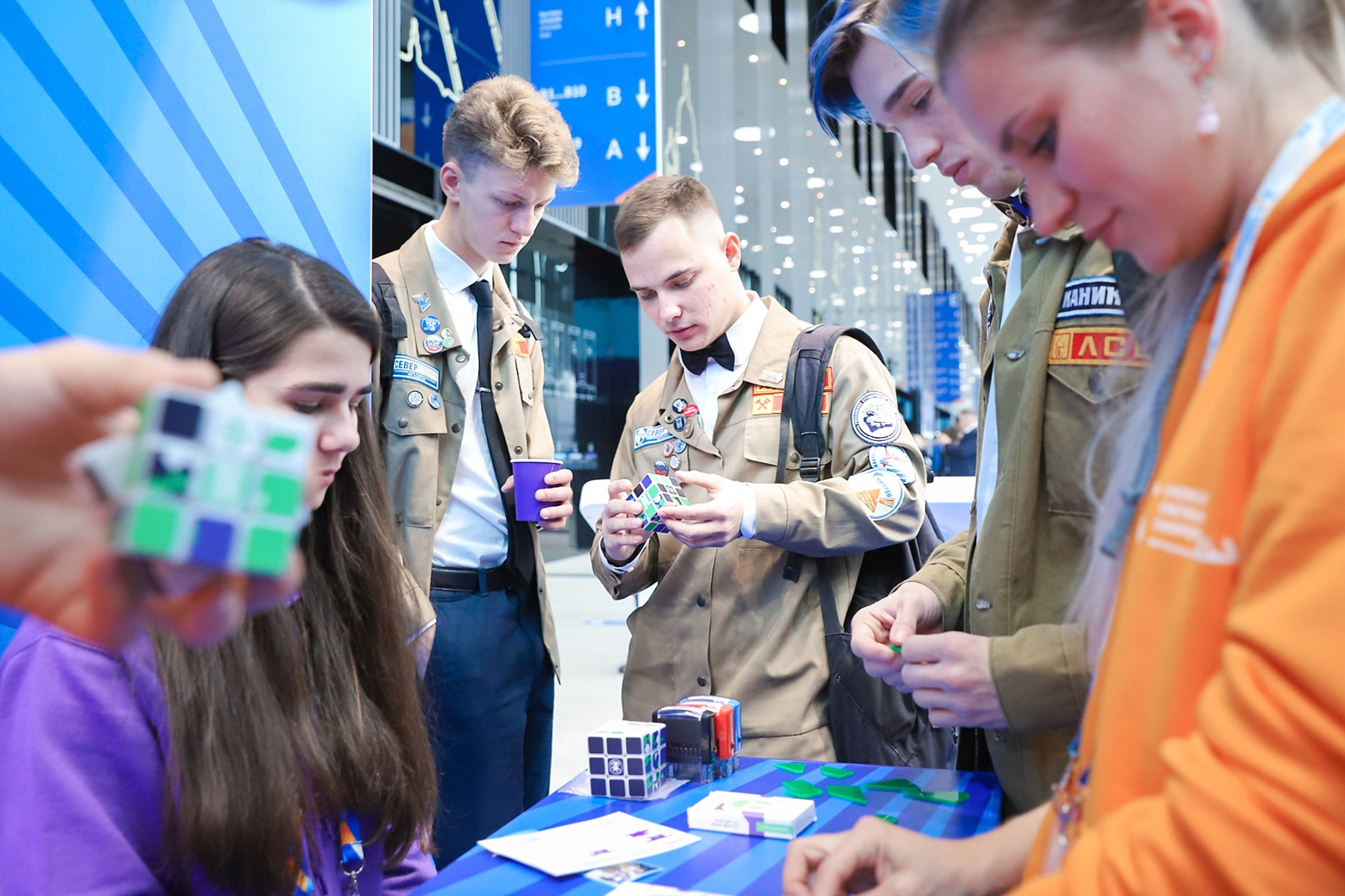 Стенд «Россия — страна возможностей». Фотограф Дарья Попова