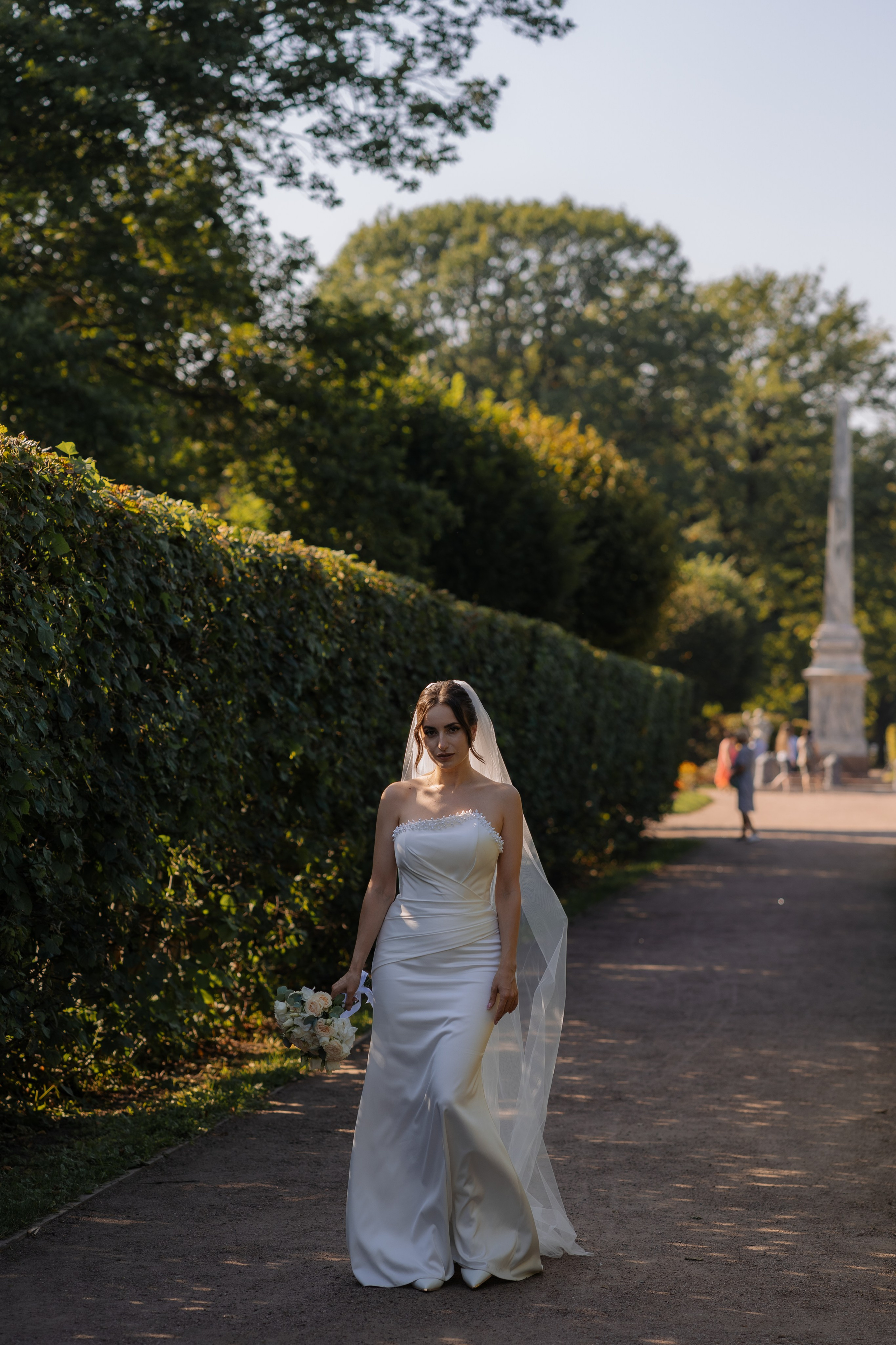 Свадебная фотосессия в Москве, парк Кусково. Свадебный фотограф в Москве Анна Полушина