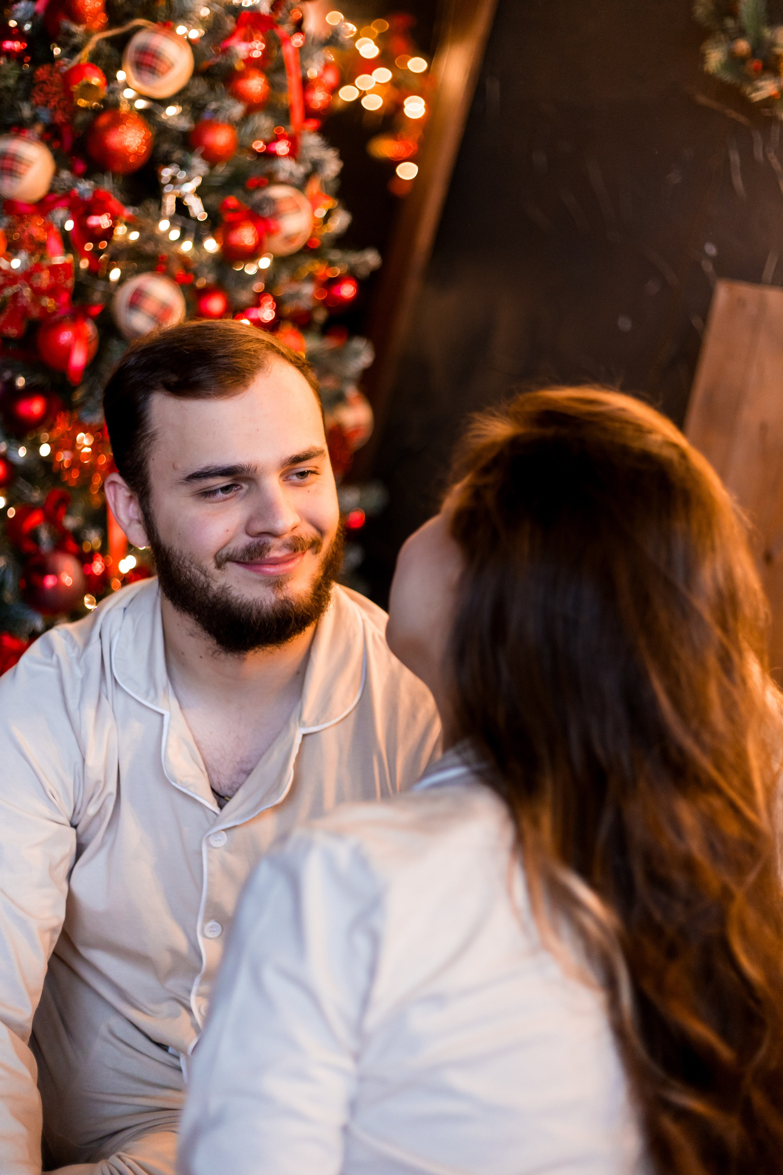 Новогодние Мира и Дима. Фотограф в Петербурге