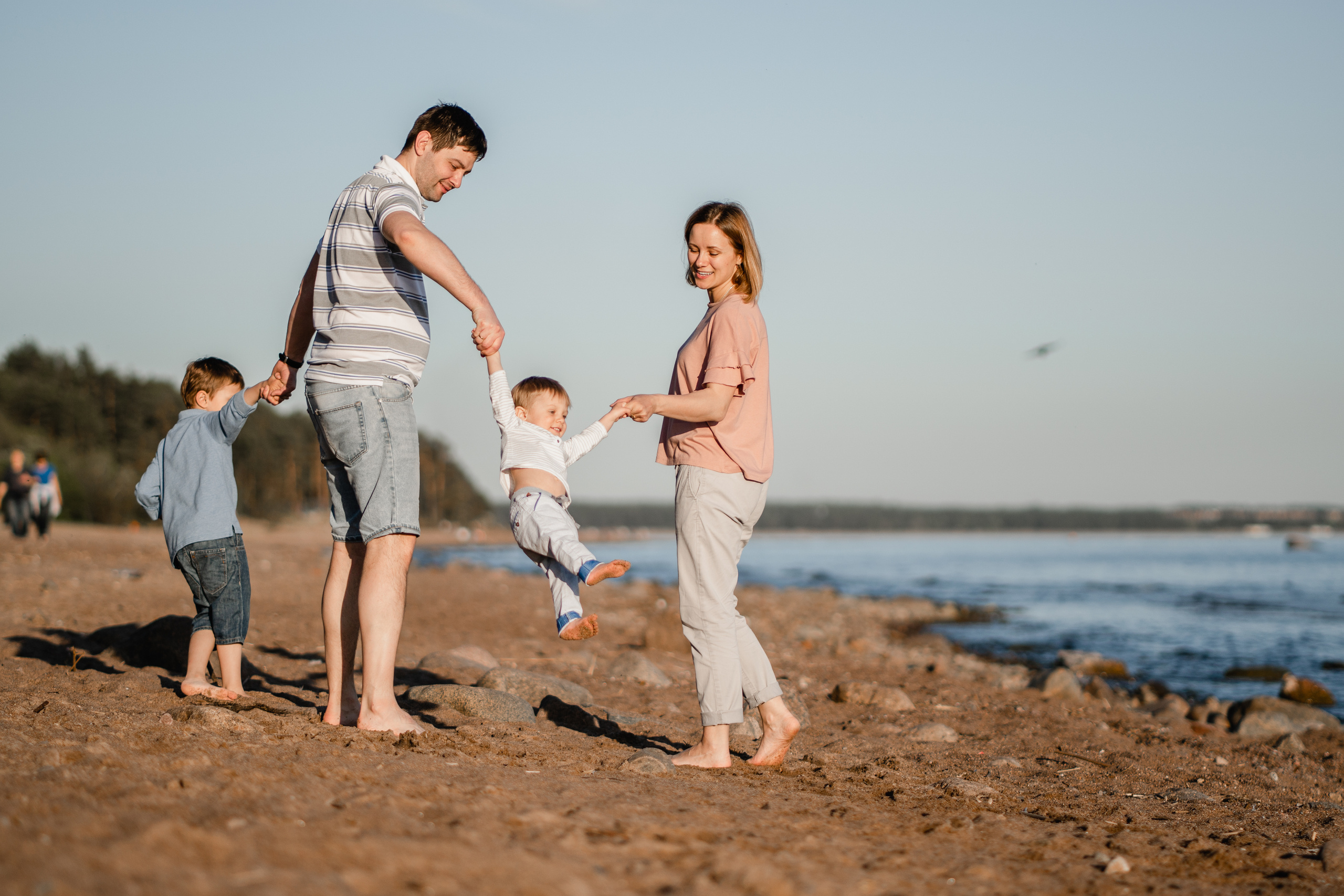Семейная фотосессия на велосипедах. Семейный и детский фотограф в Санкт-Петербурге Наталья Григорьева