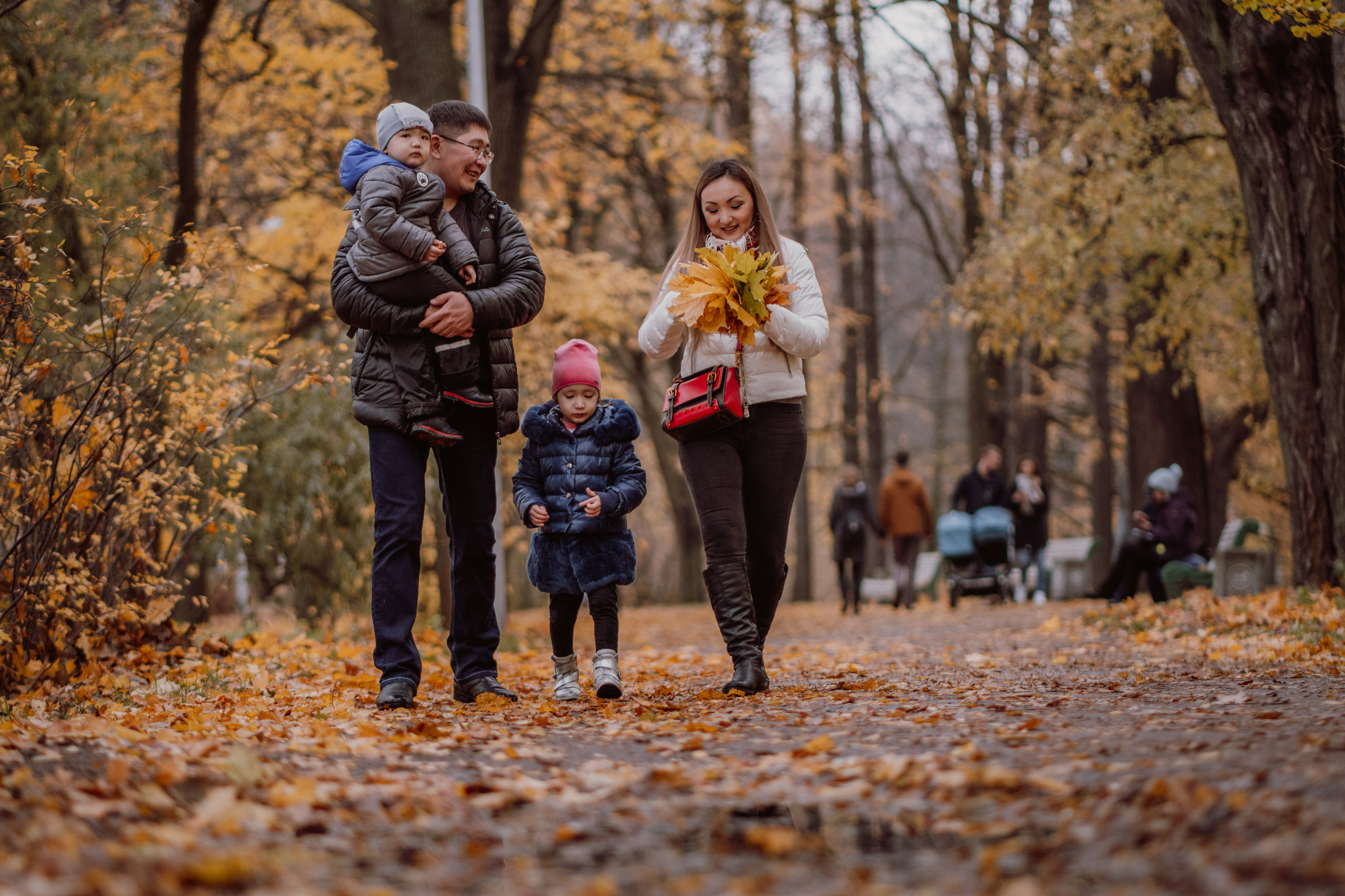 Осенняя семейная фотосессия в Санкт-Петербурге. Семейный и детский фотограф в Санкт-Петербурге Наталья Григорьева