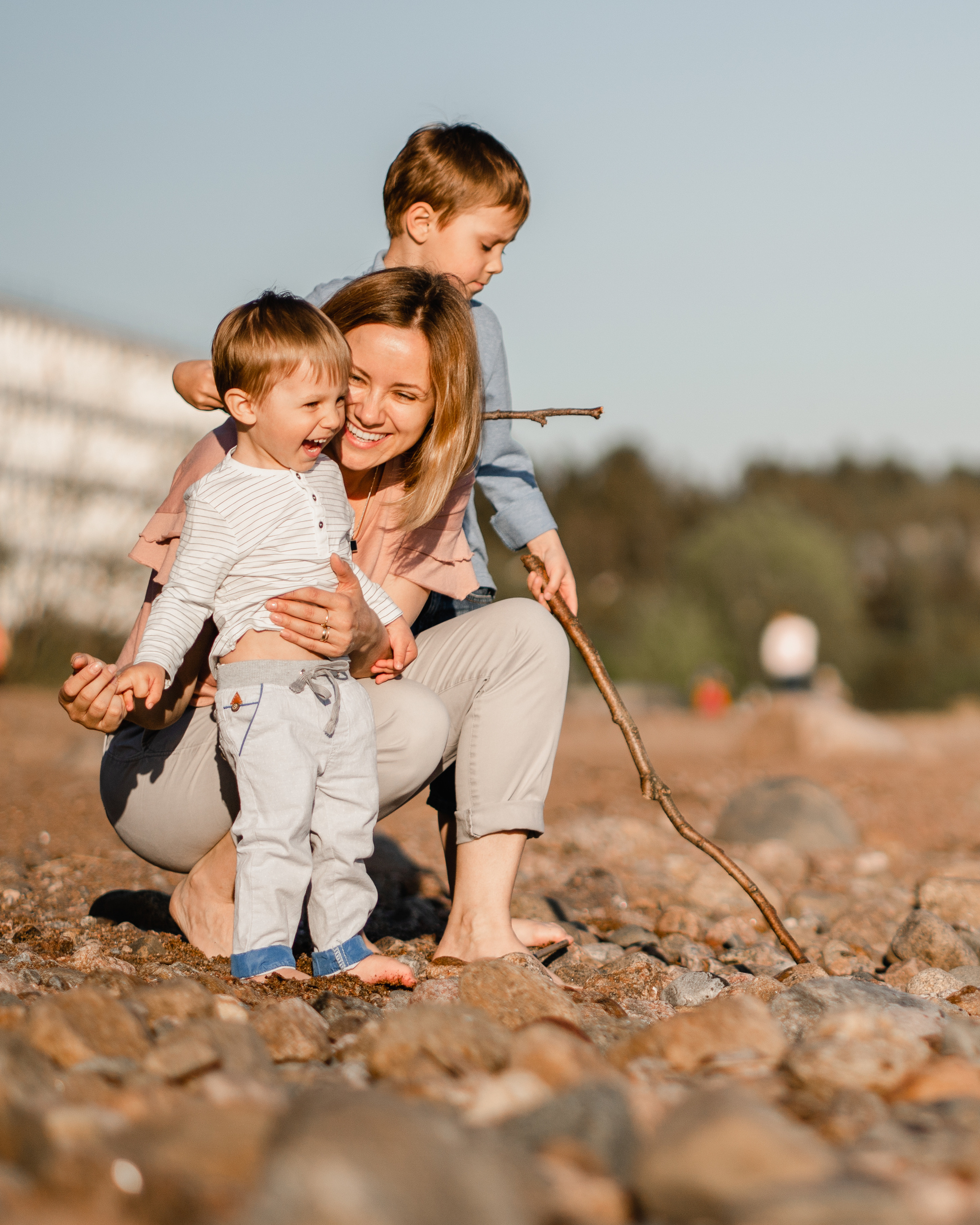 Семейная фотосессия на велосипедах. Семейный и детский фотограф в Санкт-Петербурге Наталья Григорьева