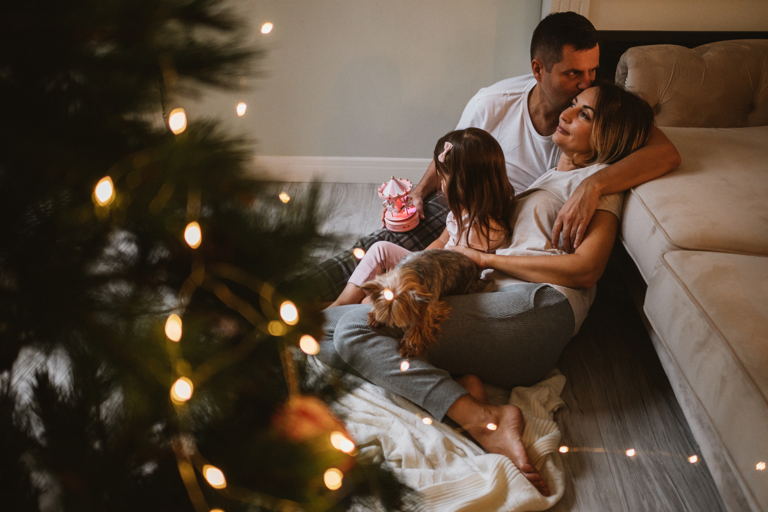 Новогодняя домашняя фотосессия в Санкт-Петербурге. Семейный и детский фотограф в Санкт-Петербурге Наталья Григорьева