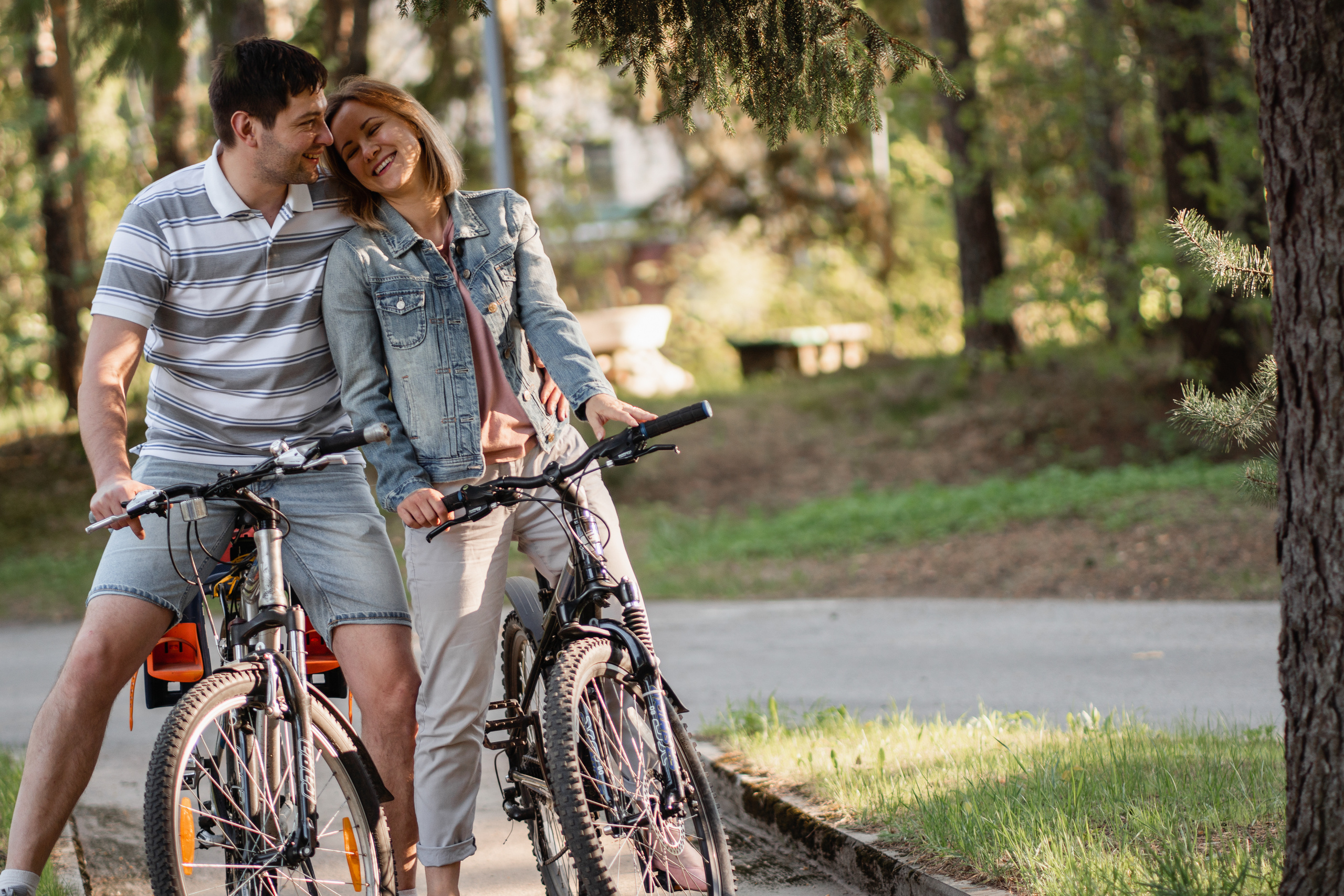 Семейная фотосессия на велосипедах. Семейный и детский фотограф в Санкт-Петербурге Наталья Григорьева