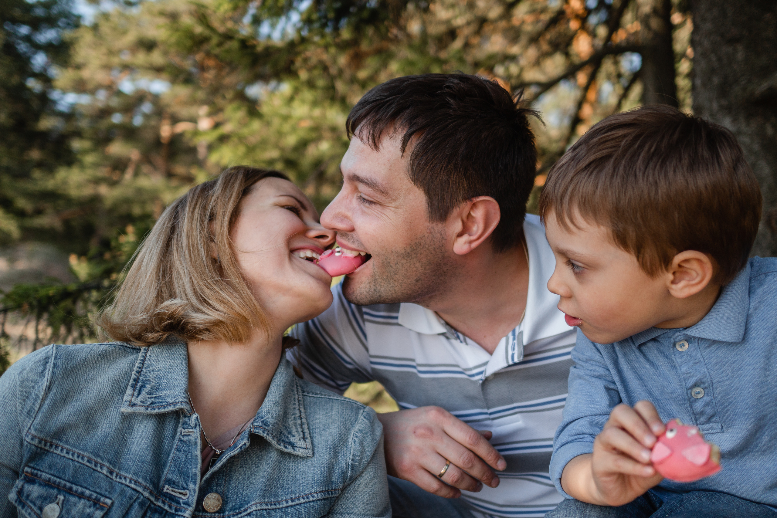 Семейная фотосессия на велосипедах. Семейный и детский фотограф в Санкт-Петербурге Наталья Григорьева