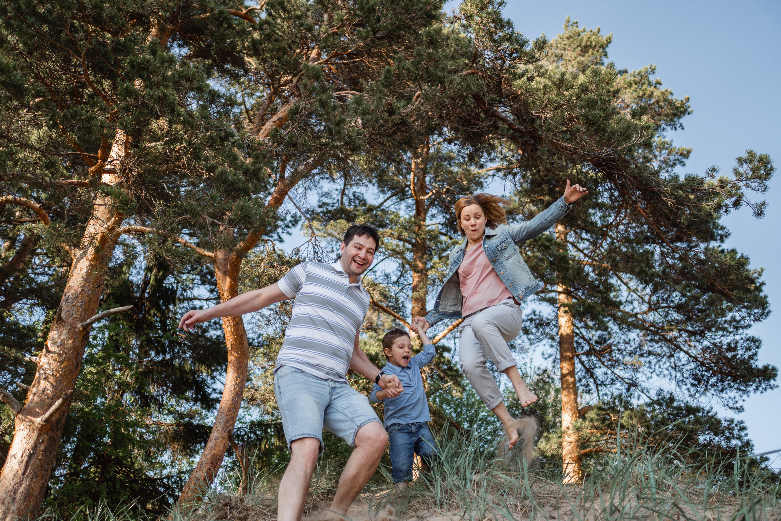 Семейная фотосессия на велосипедах. Семейный и детский фотограф в Санкт-Петербурге Наталья Григорьева