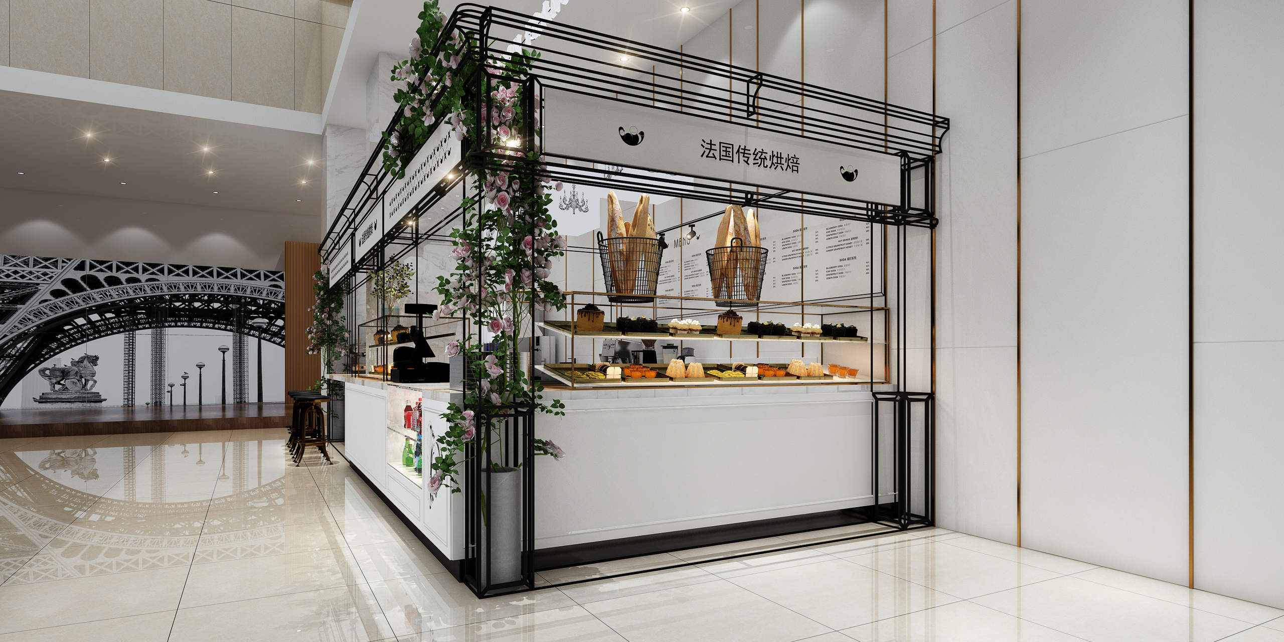 Pop-Up Store Cesar Bakery. Branding and Interiors