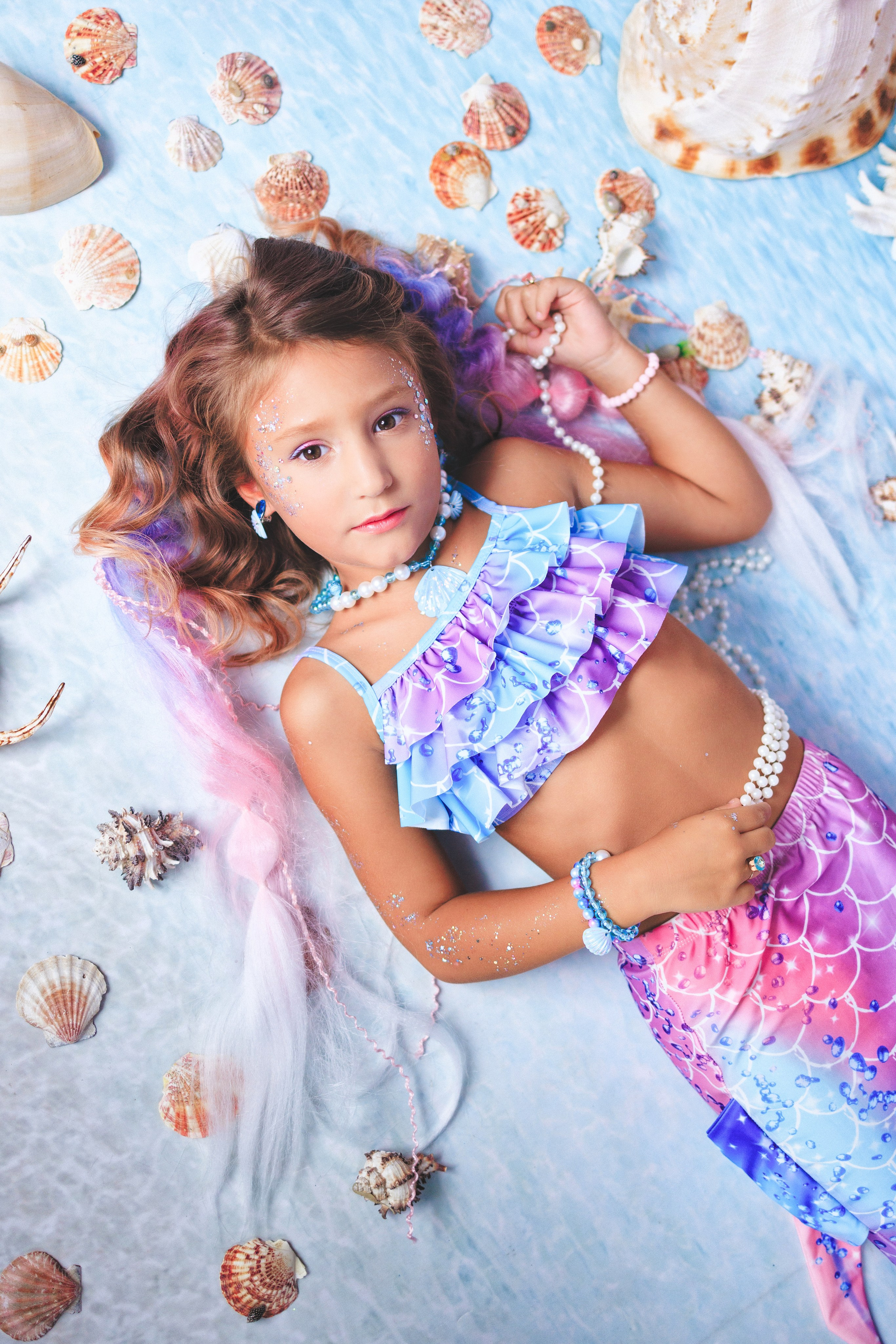 Детская фотосессия в образе «РУСАЛОЧКА», город Краснодар. Семейный и детский фотограф в Краснодаре Анна Трашкова