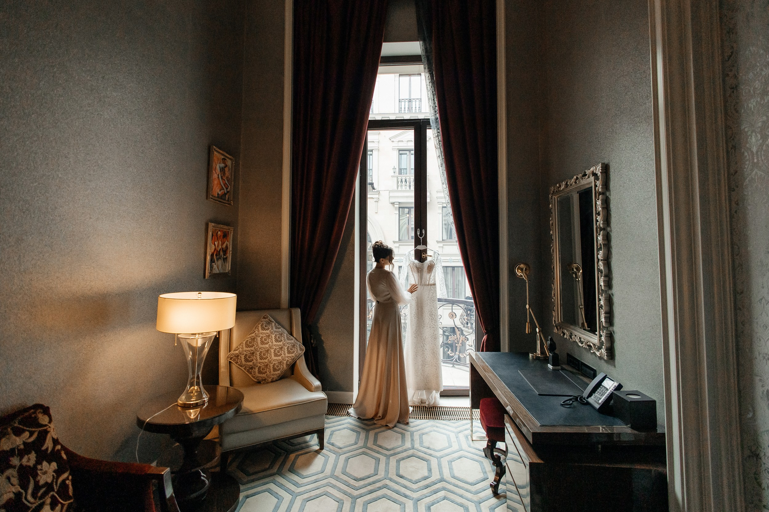 свадебное утро в отеле St. Regis Nikolskaya Москва