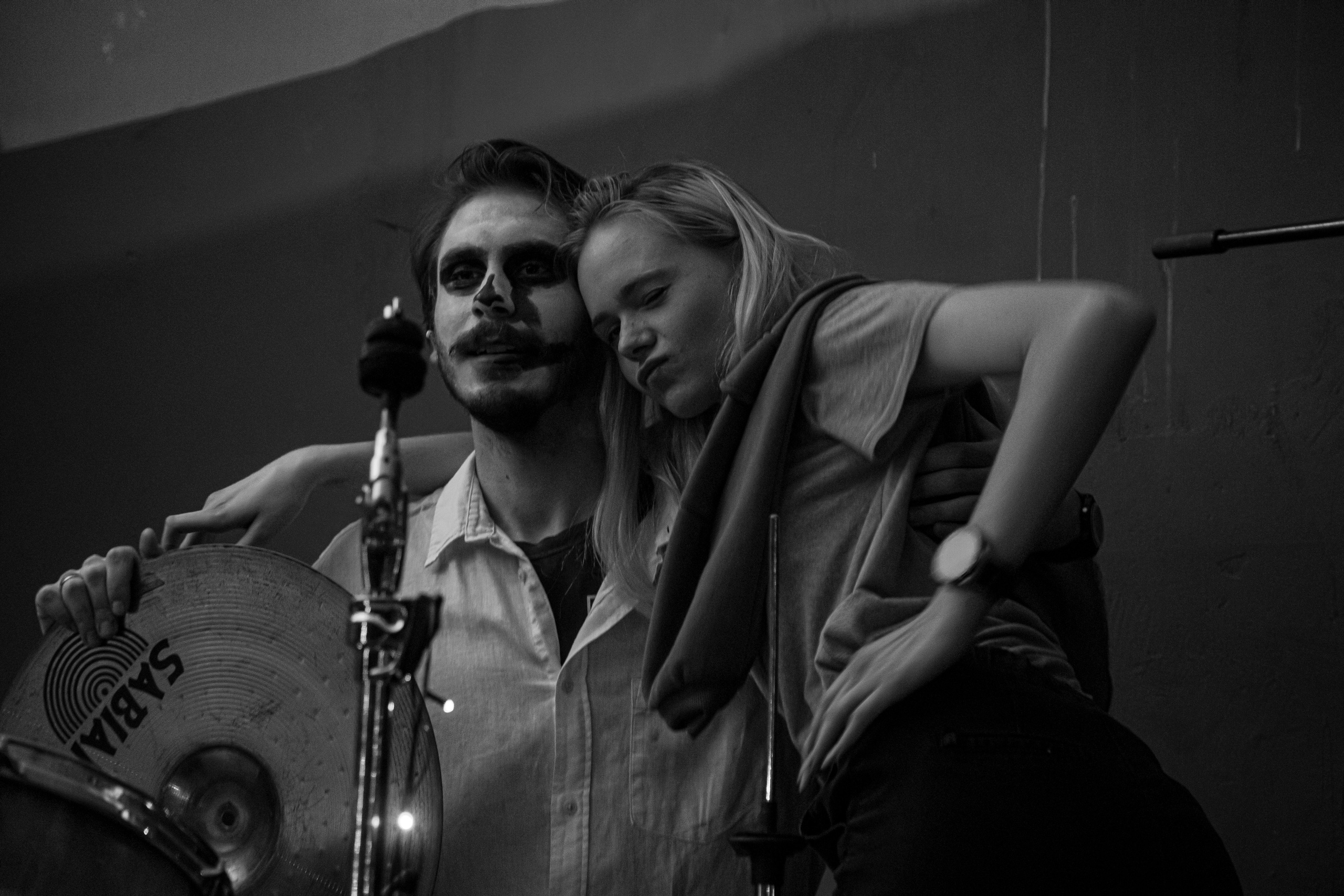 Муз. группа «Кабельщик». Сандра Ковалева | ЧБ фотограф