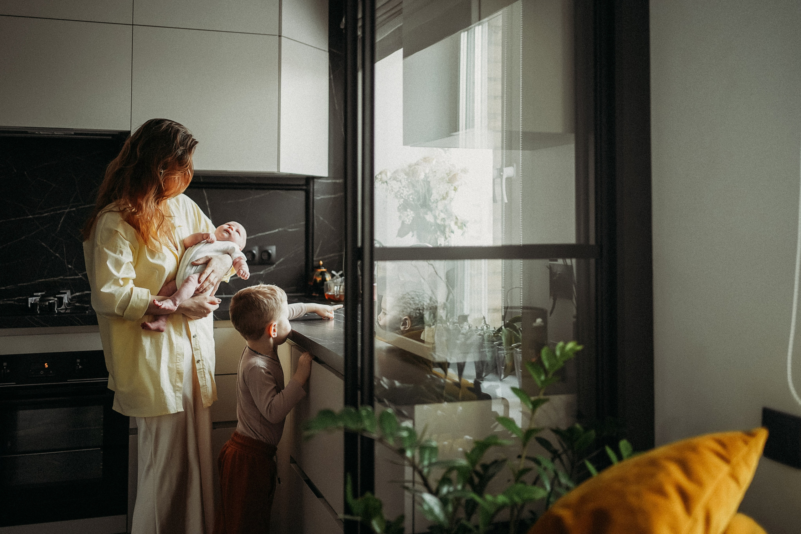 Елена, Андрей и малыши. Фотограф Наталья Колганова