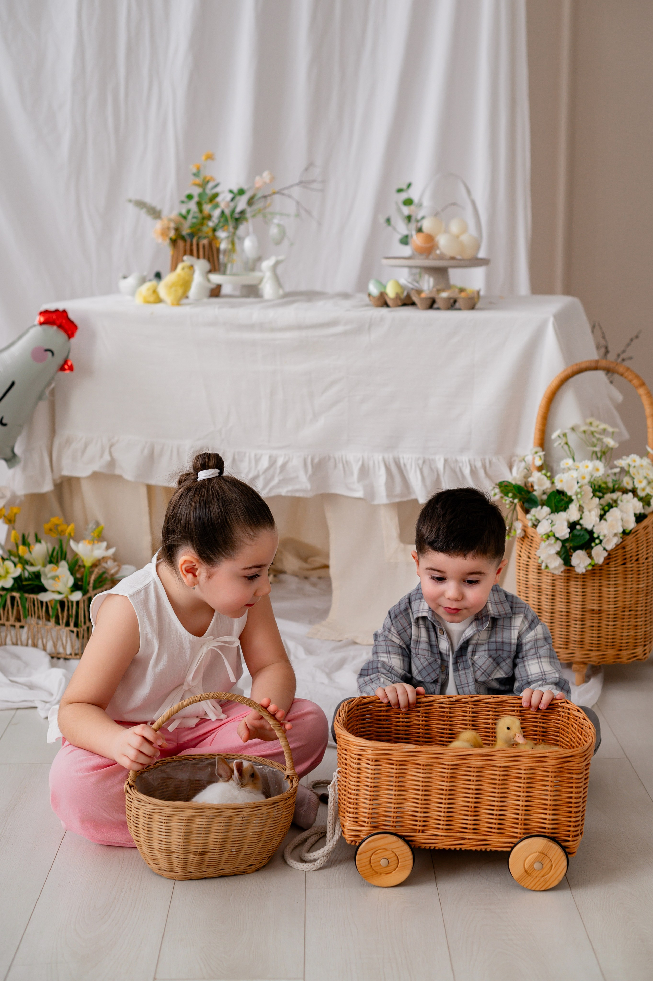 Лев Арина Вика Алена. Фотограф Татьяна Иванчикова