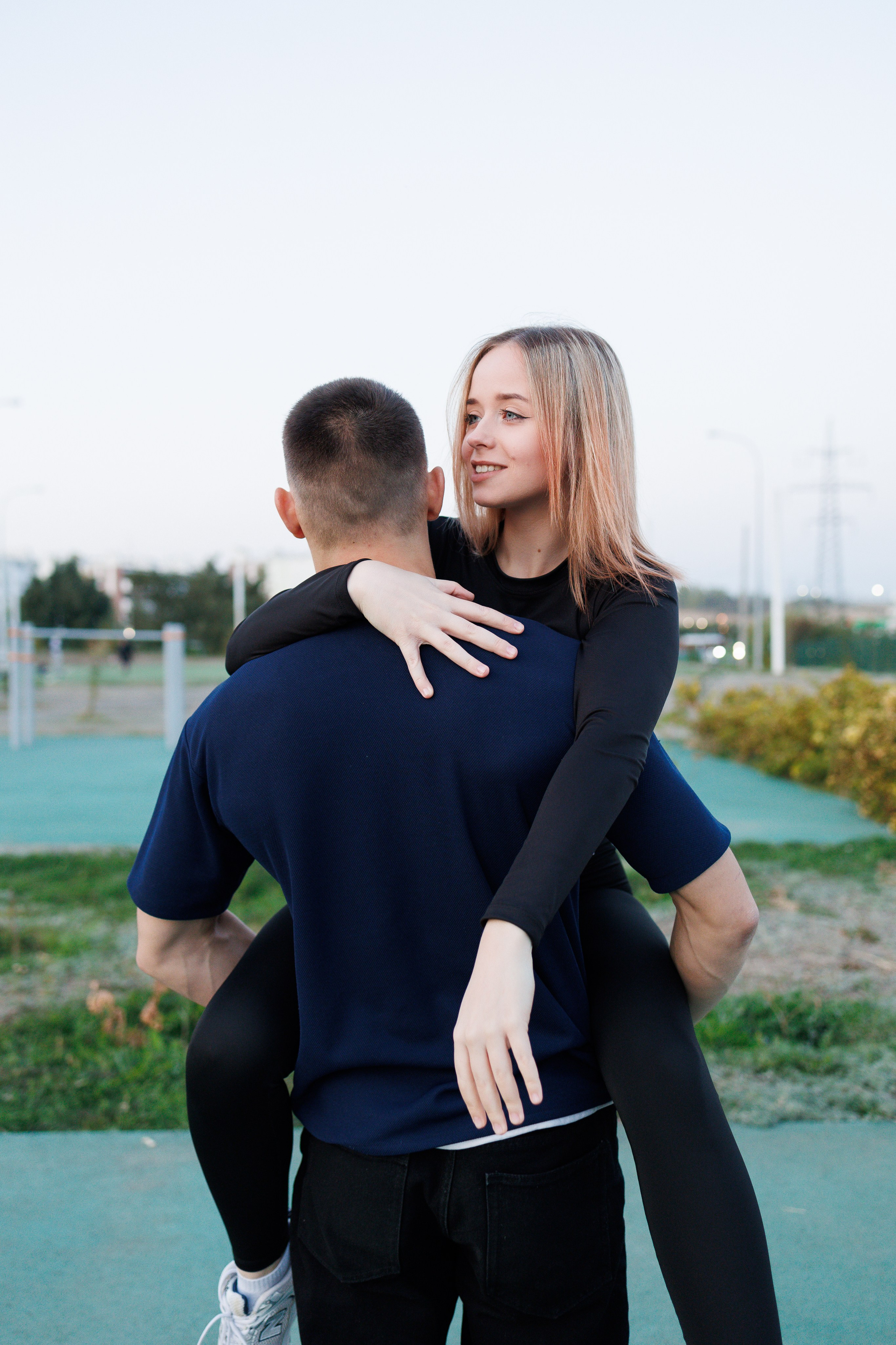 На спорт площадке (Настя+Игорь). Photograph Svetlana Volkova