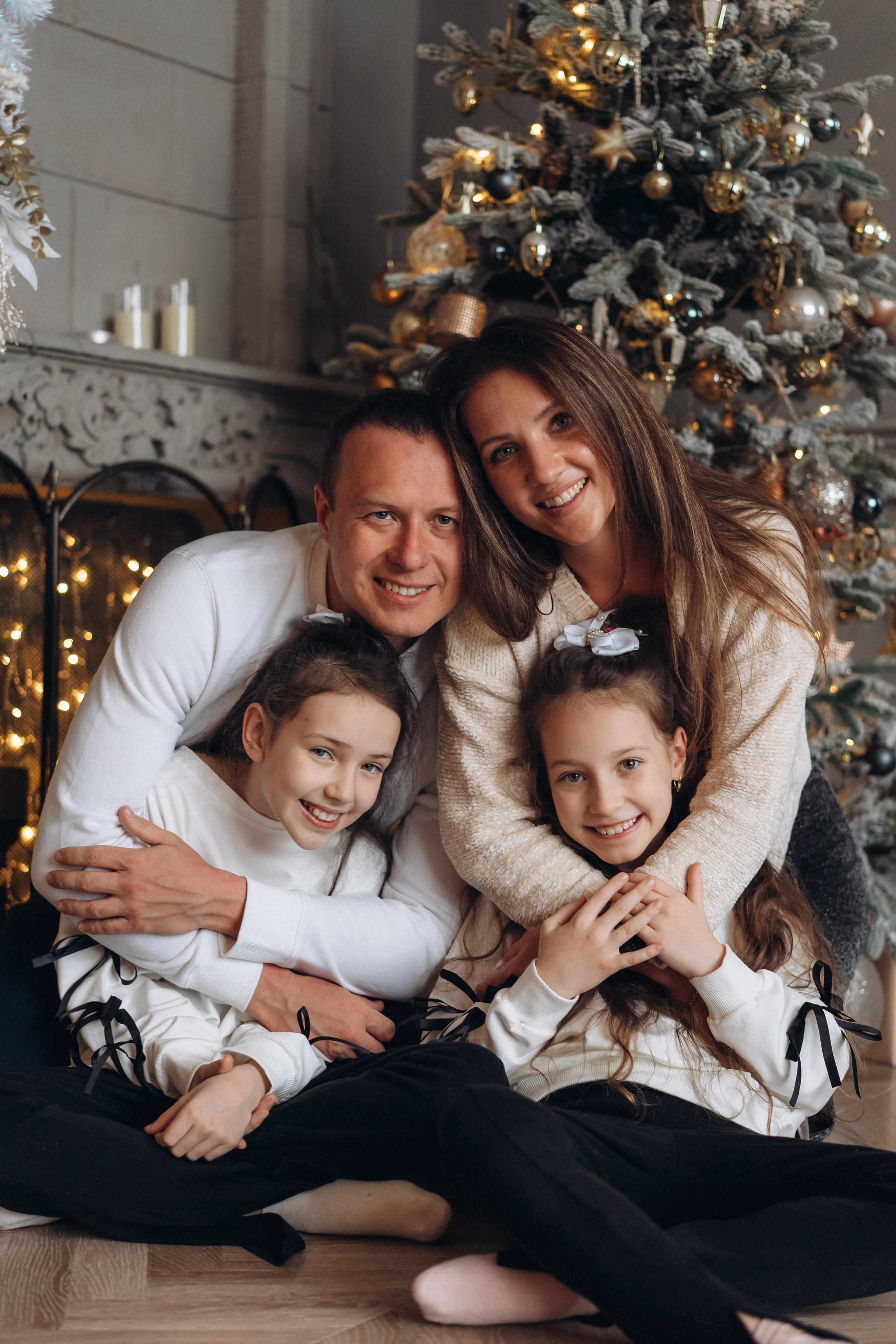 Семейная съемка в студии. Фотограф Екатеринбург Кокшарова Александра