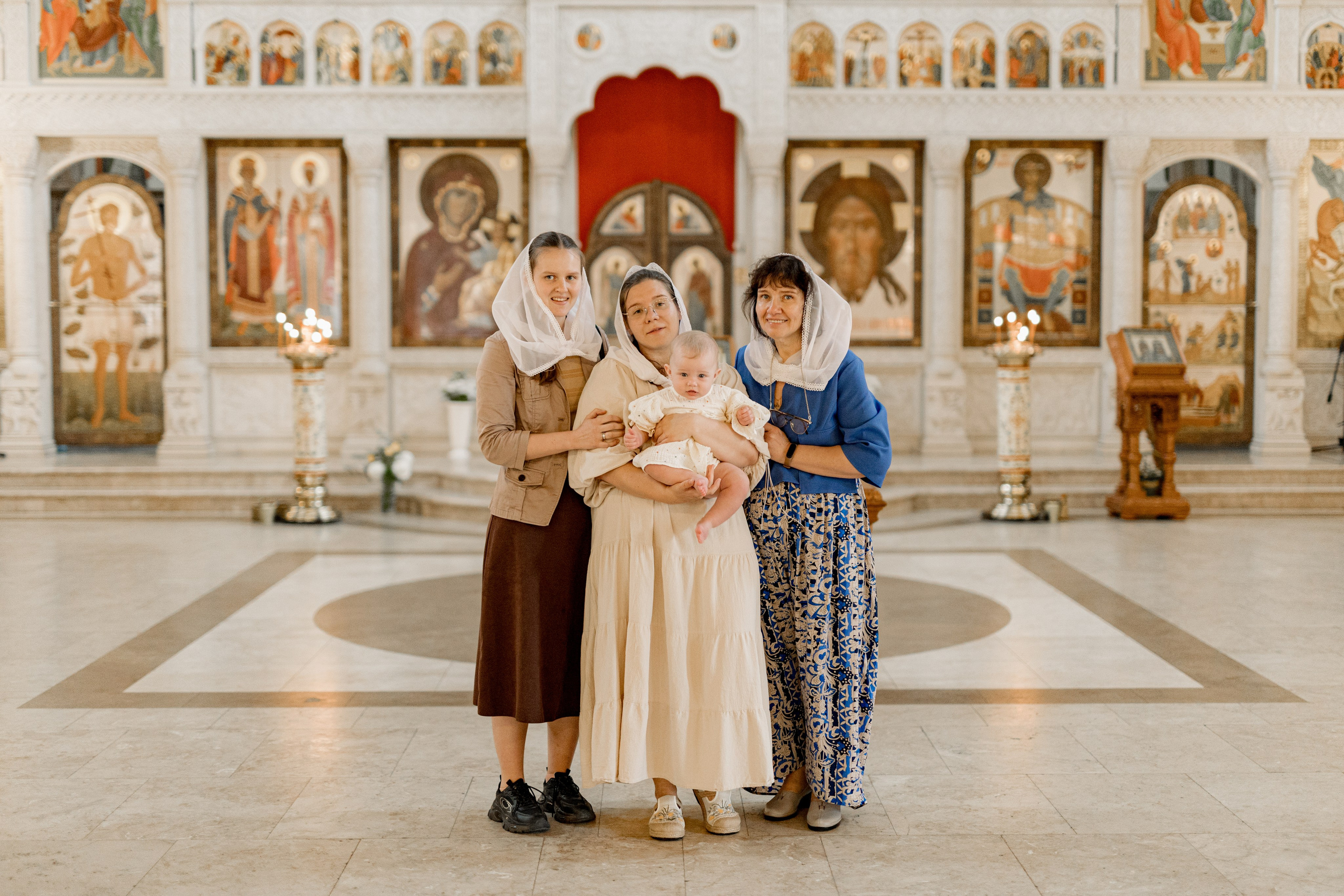 Таинство Крещения Веры. Фотограф новорождённых Newborn Москва