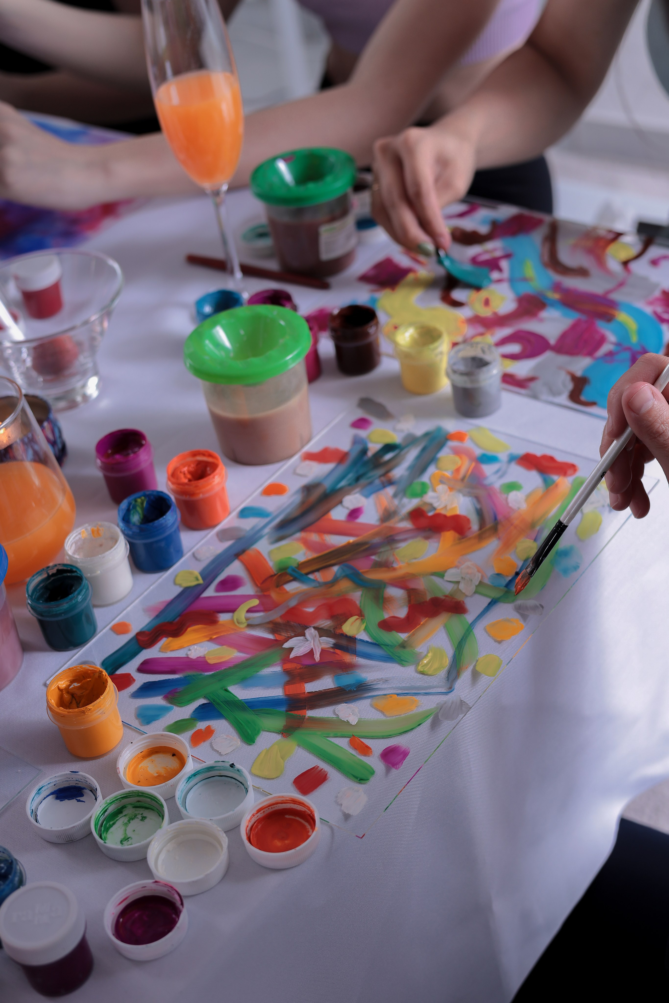 Арт-терапия + аэройога. Фотограф Надршина Лилия